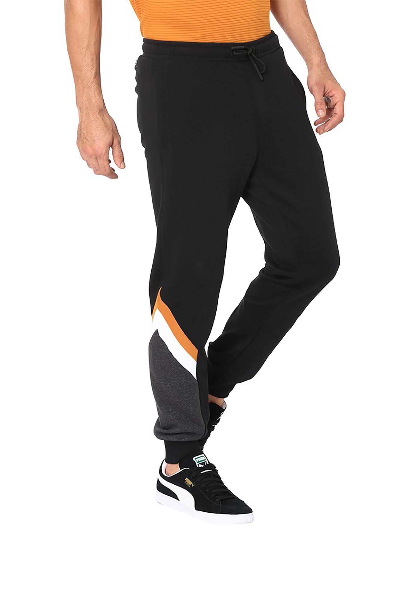 Buy Puma Black Slim Fit Trackpants for Men's Online @ Tata CLiQ