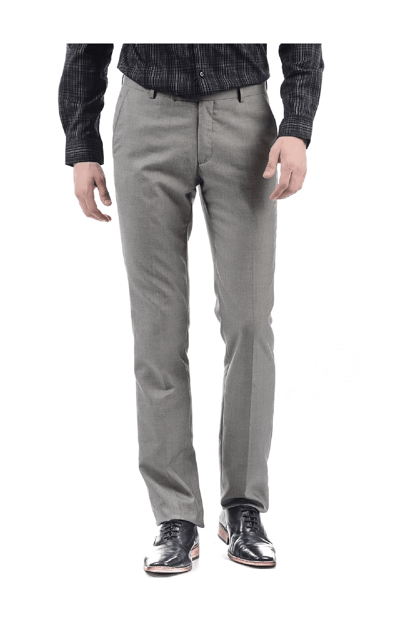 Buy Arrow Solid Dobby Stretch Formal Trousers  NNNOWcom