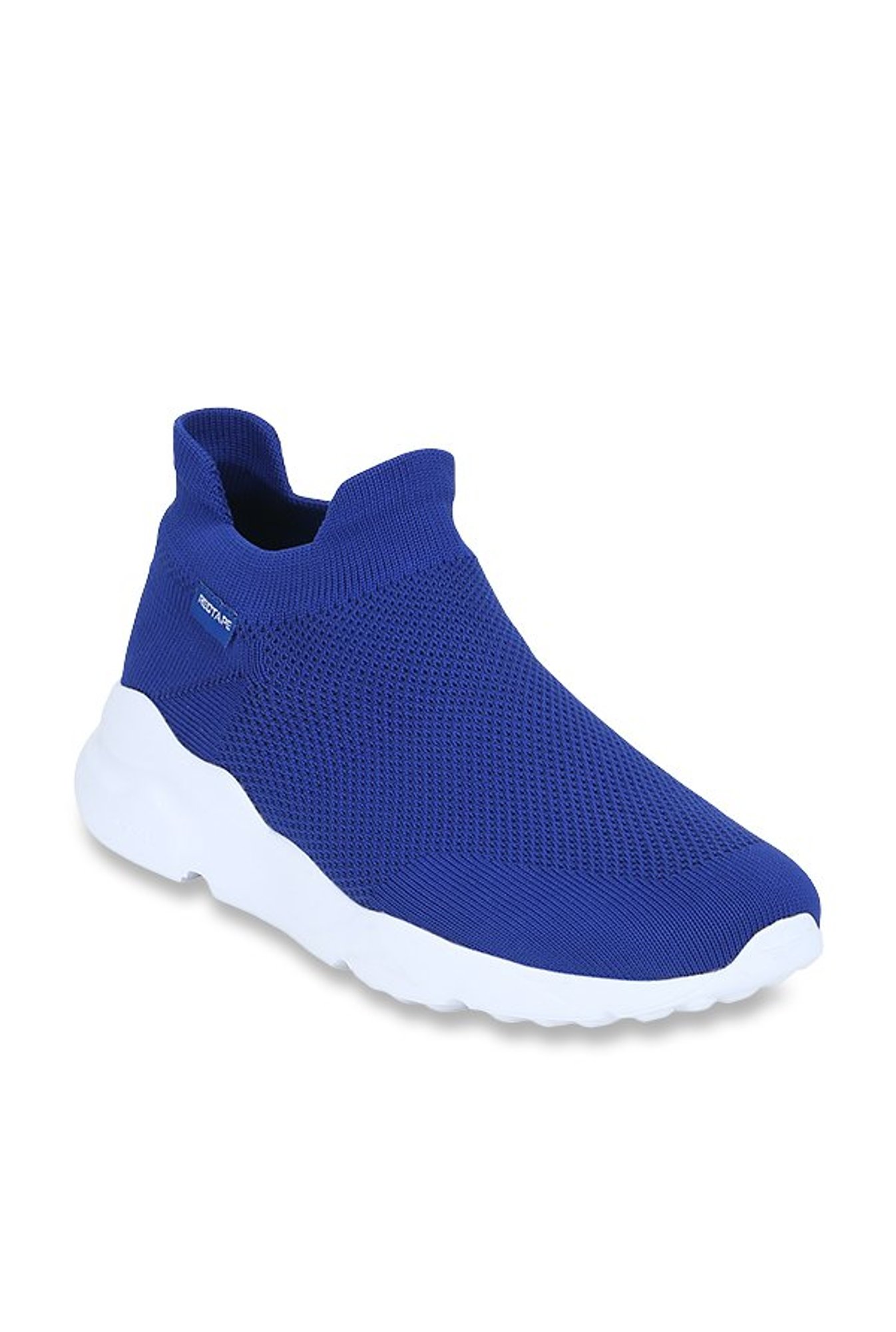 red tape blue walking shoes