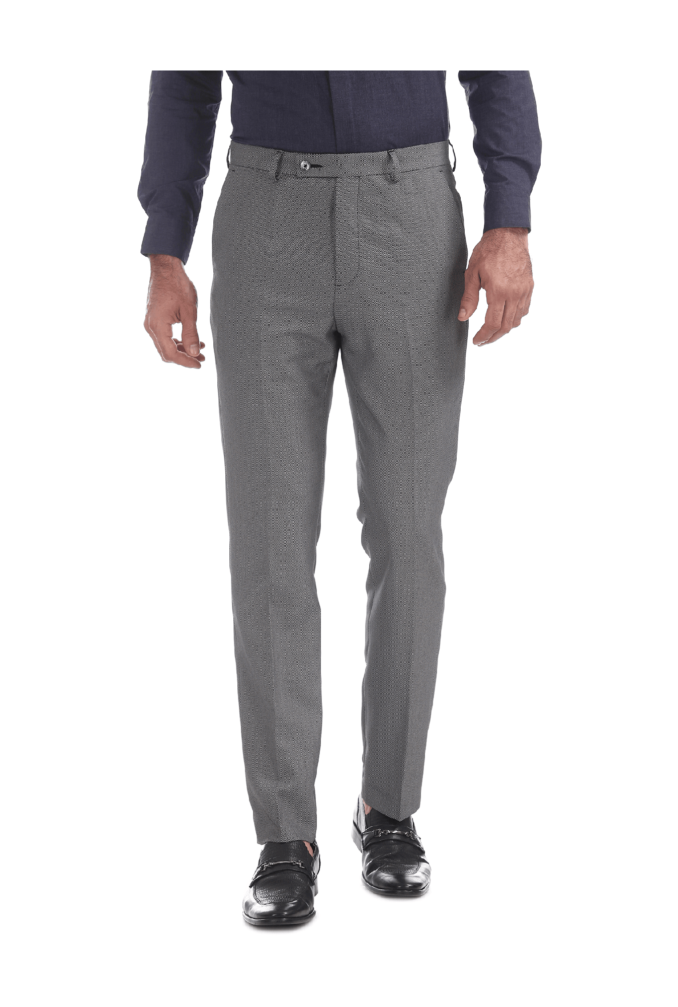 Arrow Newyork Western Bottoms  Buy Arrow Newyork Men Beige Mid Rise  Patterned Weave Formal Trousers Online  Nykaa Fashion