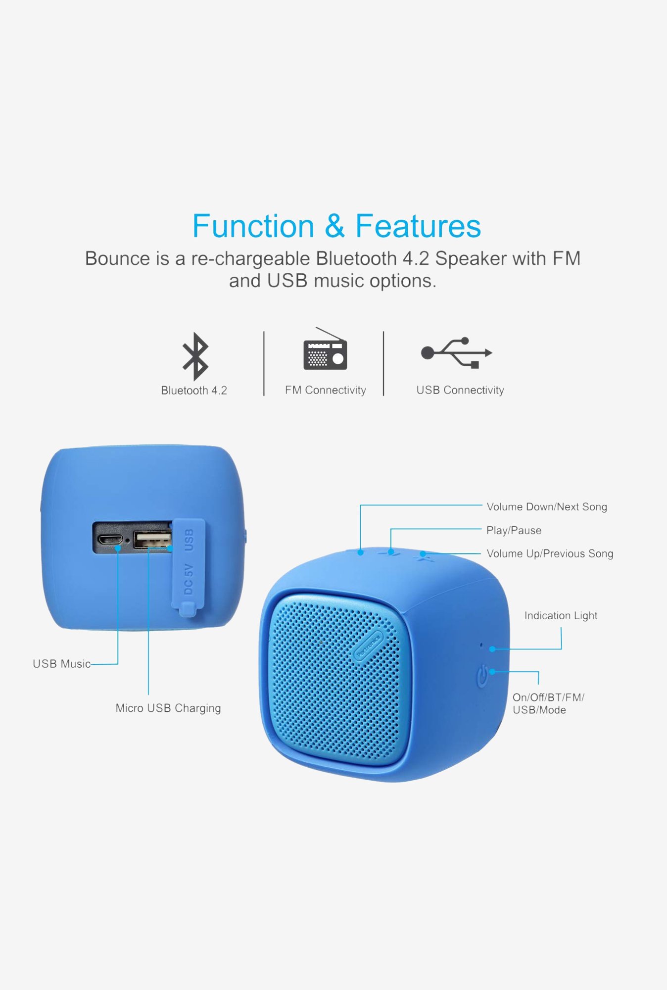 bounce bluetooth speaker