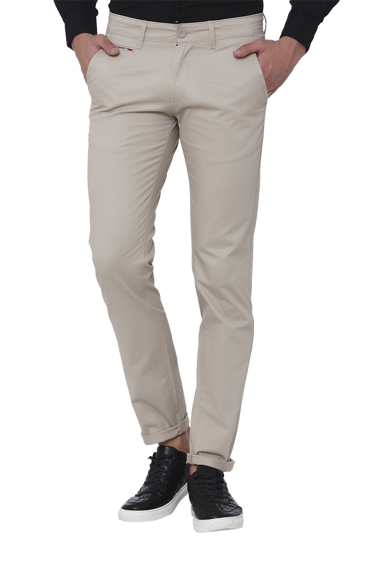 Mufti Casual Trousers  Buy Mufti Fawn Beige Mens Ankle Length Slim Fit  Trousers Online  Nykaa Fashion