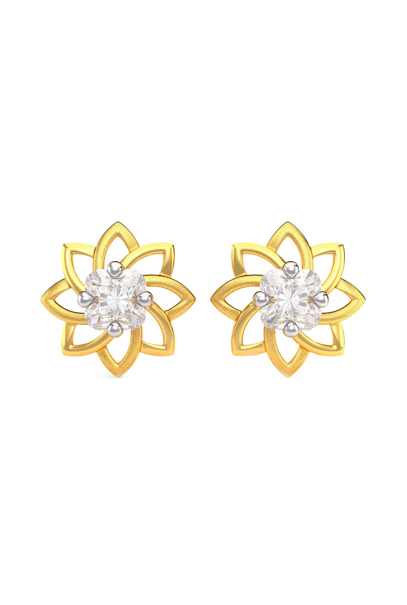 Buy Joyalukkas Savariya Precious Collections 22k 916 Yellow Gold and Ruby  Drop Earrings online  Looksgudin