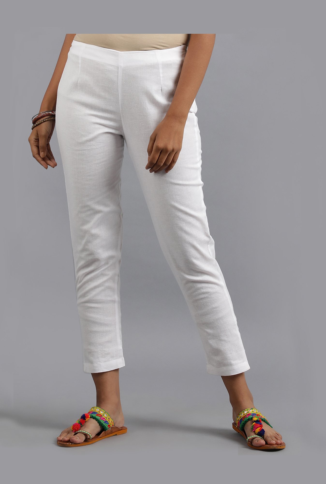 Buy Jenkoon Womens Cotton Linen Pants Back Elastic Drawstring Tapered Pants  Lightweight Summer Trousers Online at desertcartINDIA
