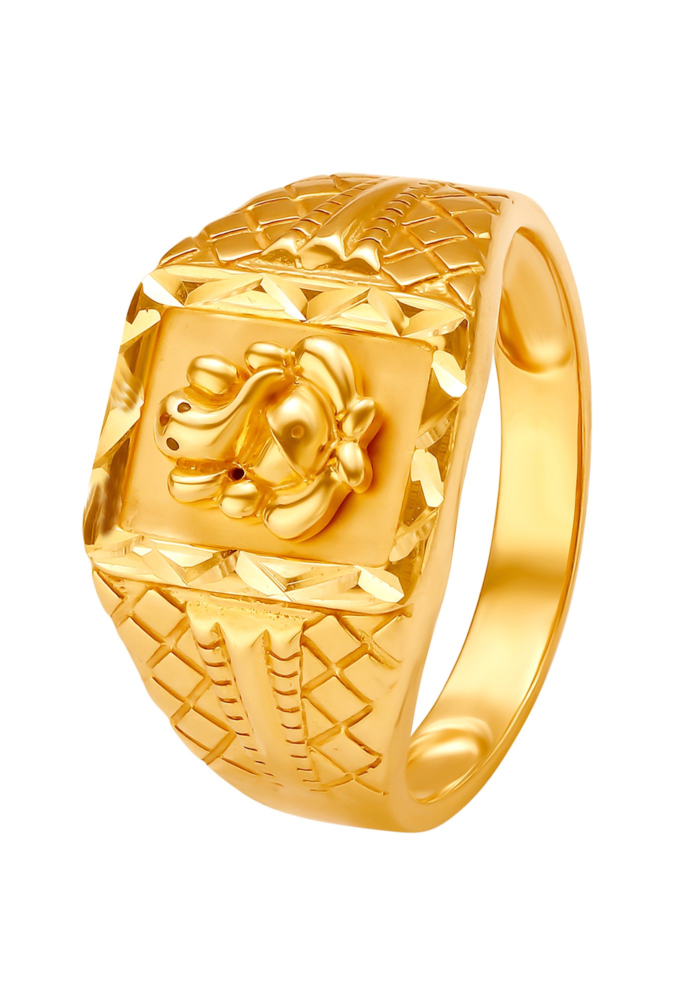 Striking Gold Ring for Men