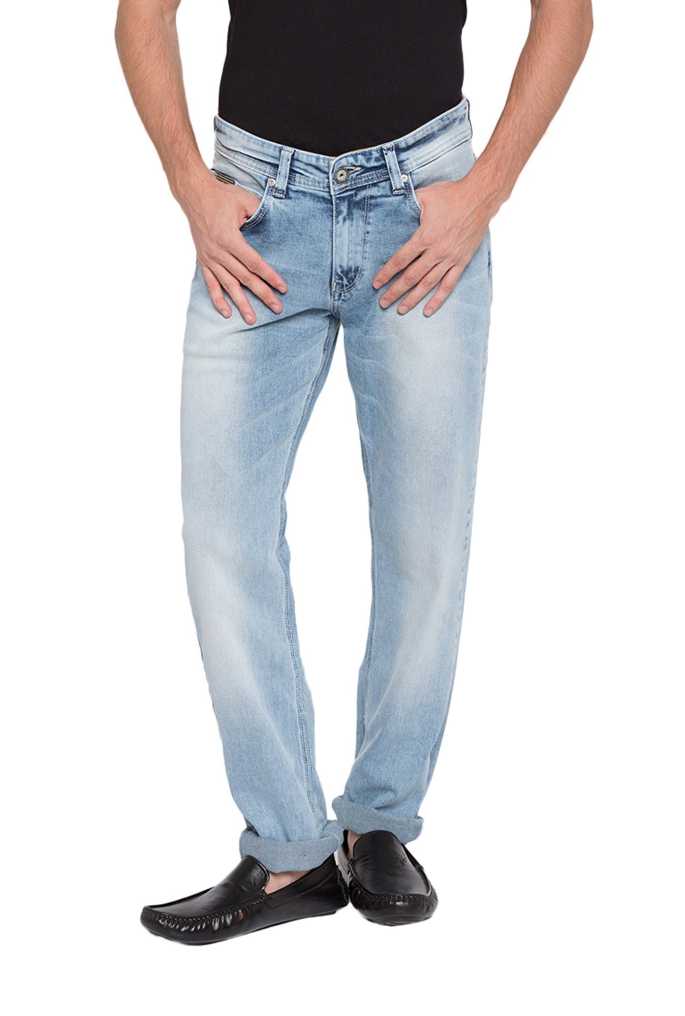 spykar regular fit jeans