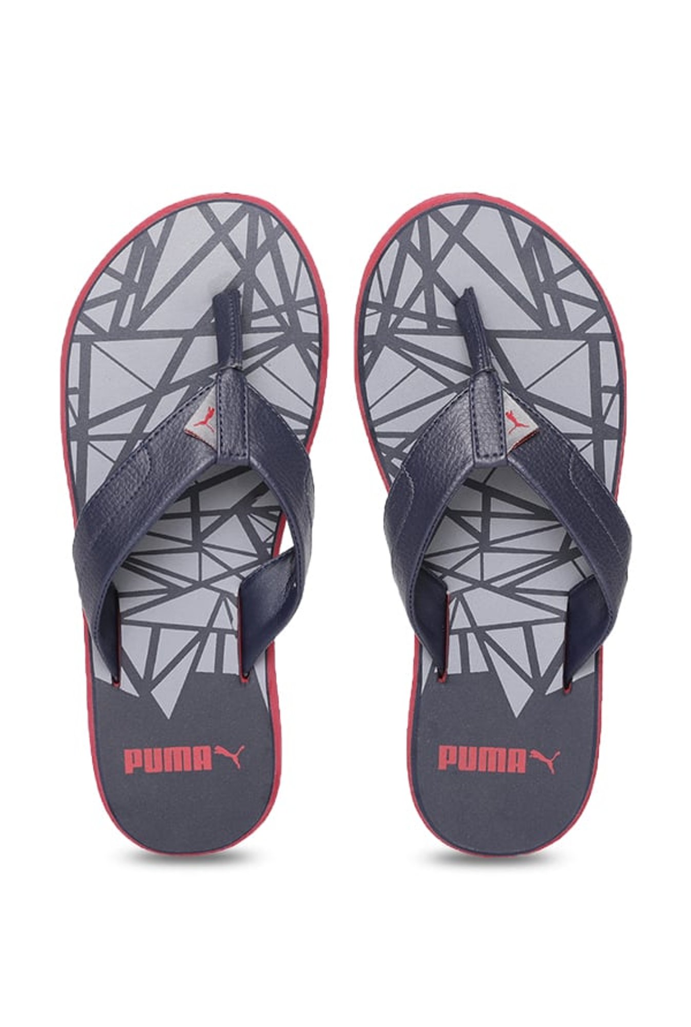 Buy Puma Wrens GU IDP Peacoat Quarry Flip Flops for Men at Best