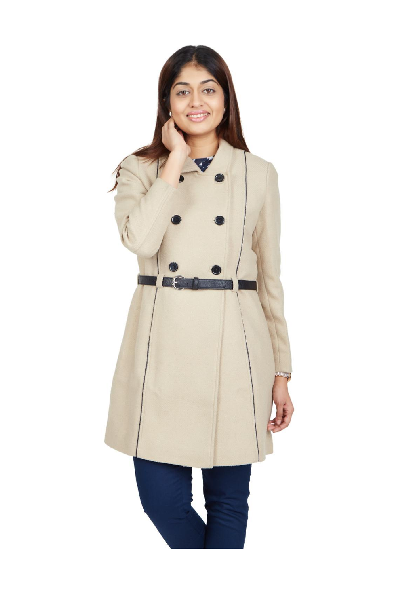 allen solly trench coat