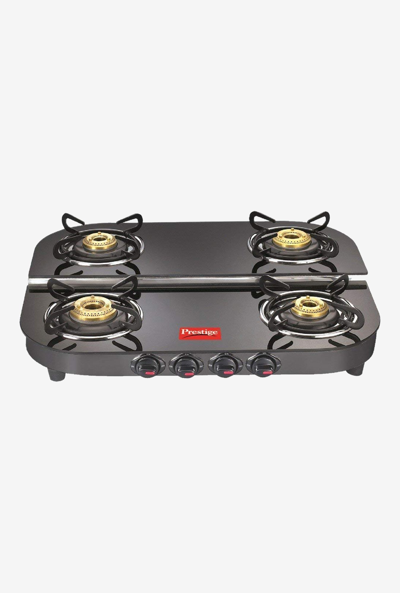 Prestige Royale Plus DGT 04 40281 4 Burners Gas Stove (Black)Prestige