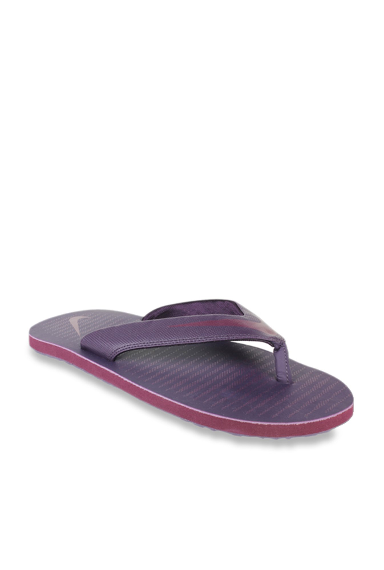 mens purple flip flops