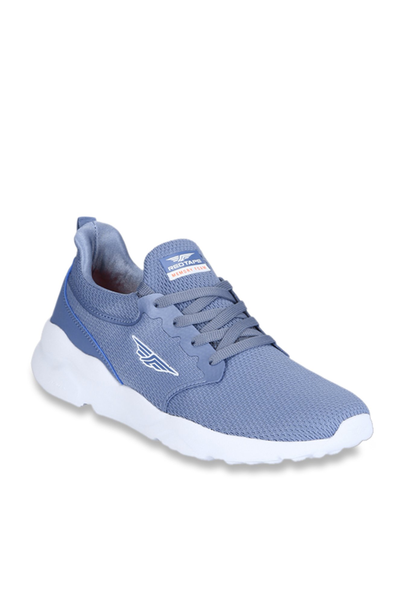 red tape men blue walking shoes
