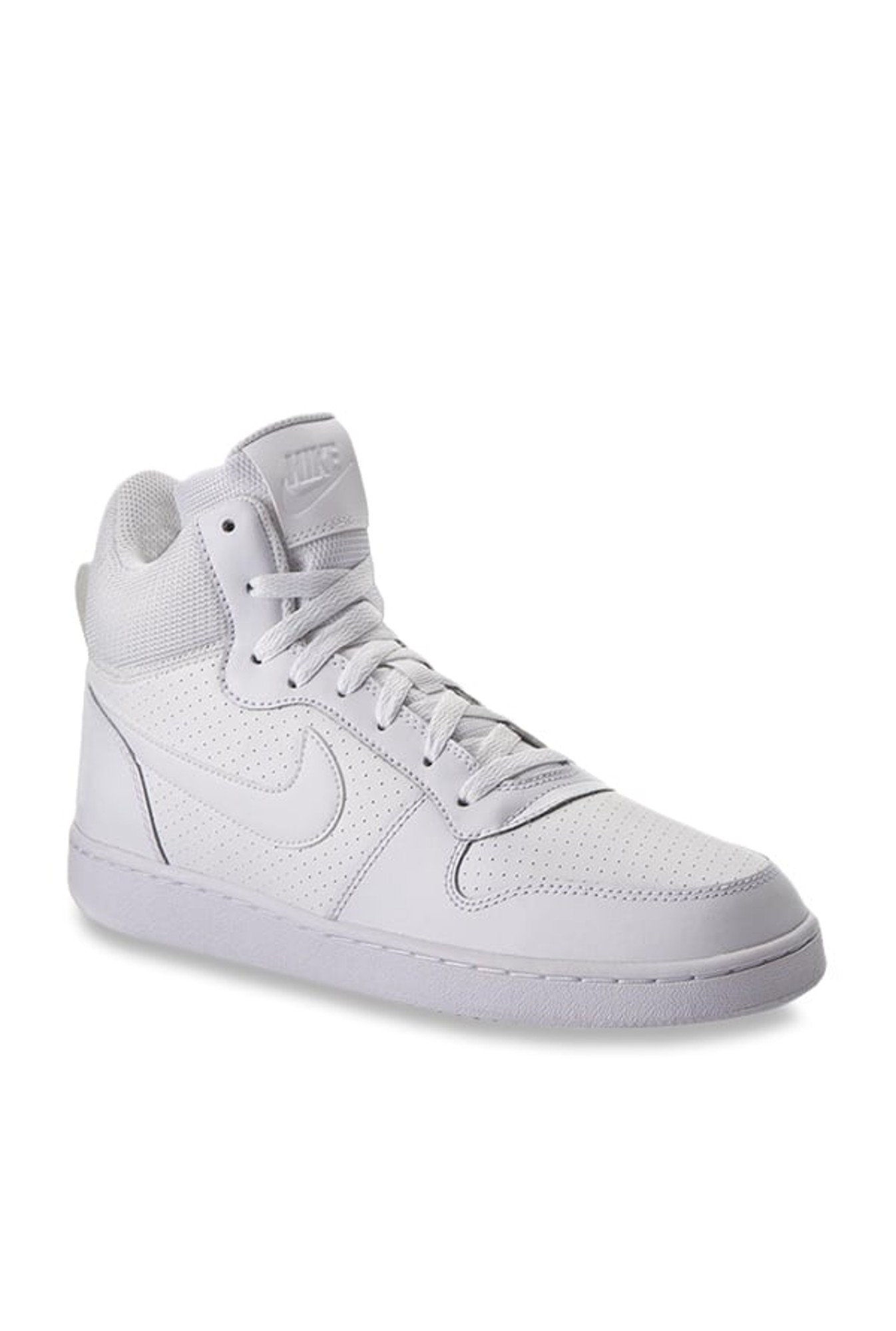 nike white ankle sneakers
