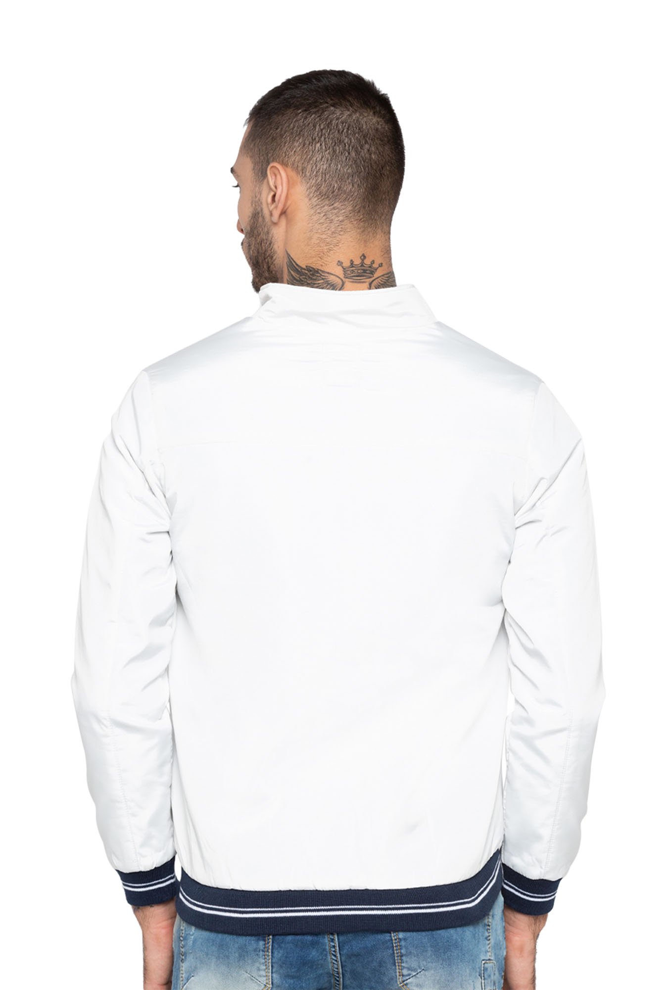 spykar white jacket