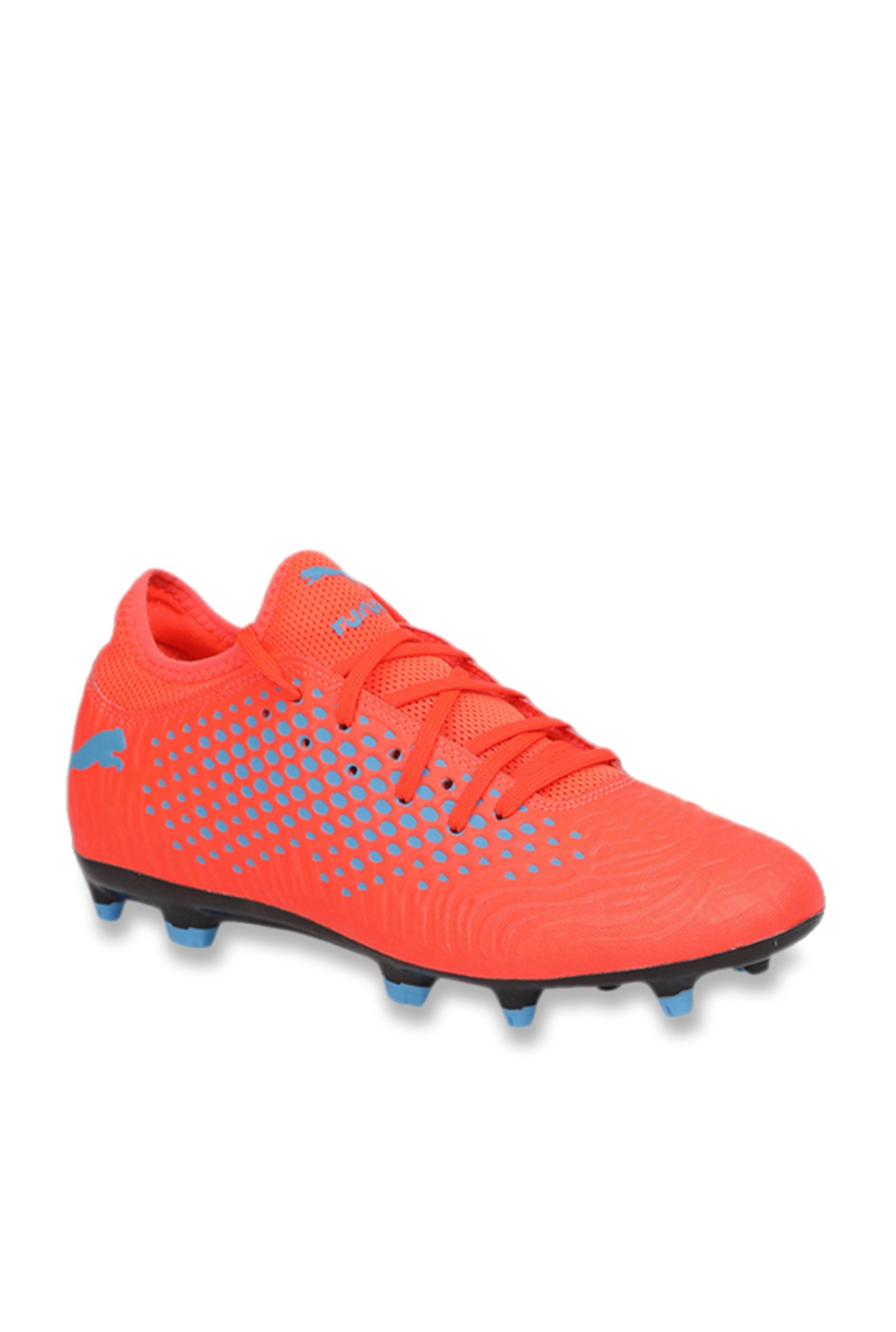 Buy Puma Future 19 4 Fg Ag Red Blast Blue Azur Football Shoes
