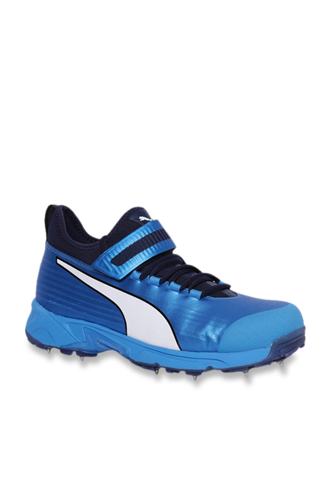 puma blue cricket shoes