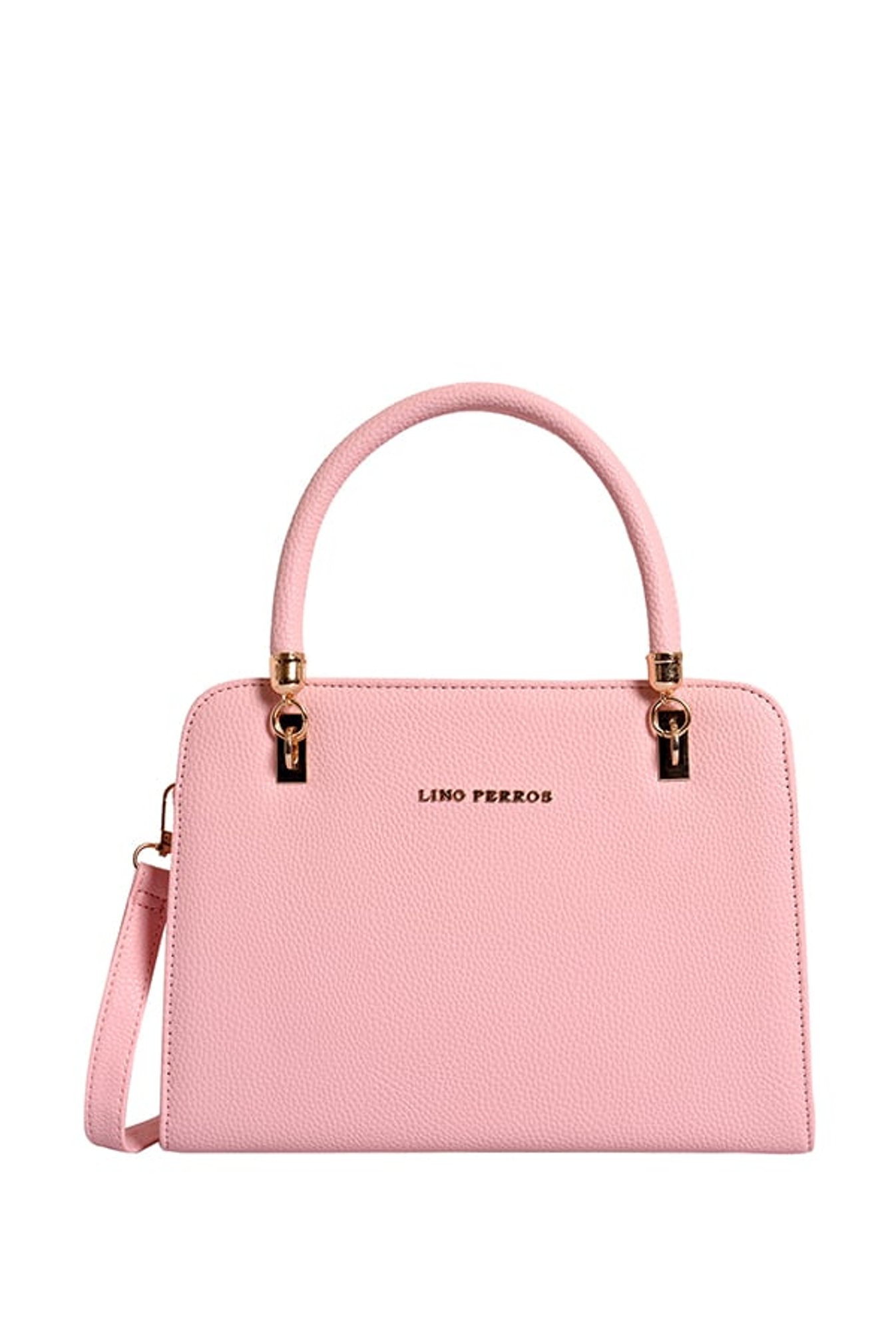  Lino Perros Womens Pink Synthetic Leather Satchel, Pink, Free  Size : Clothing, Shoes & Jewelry