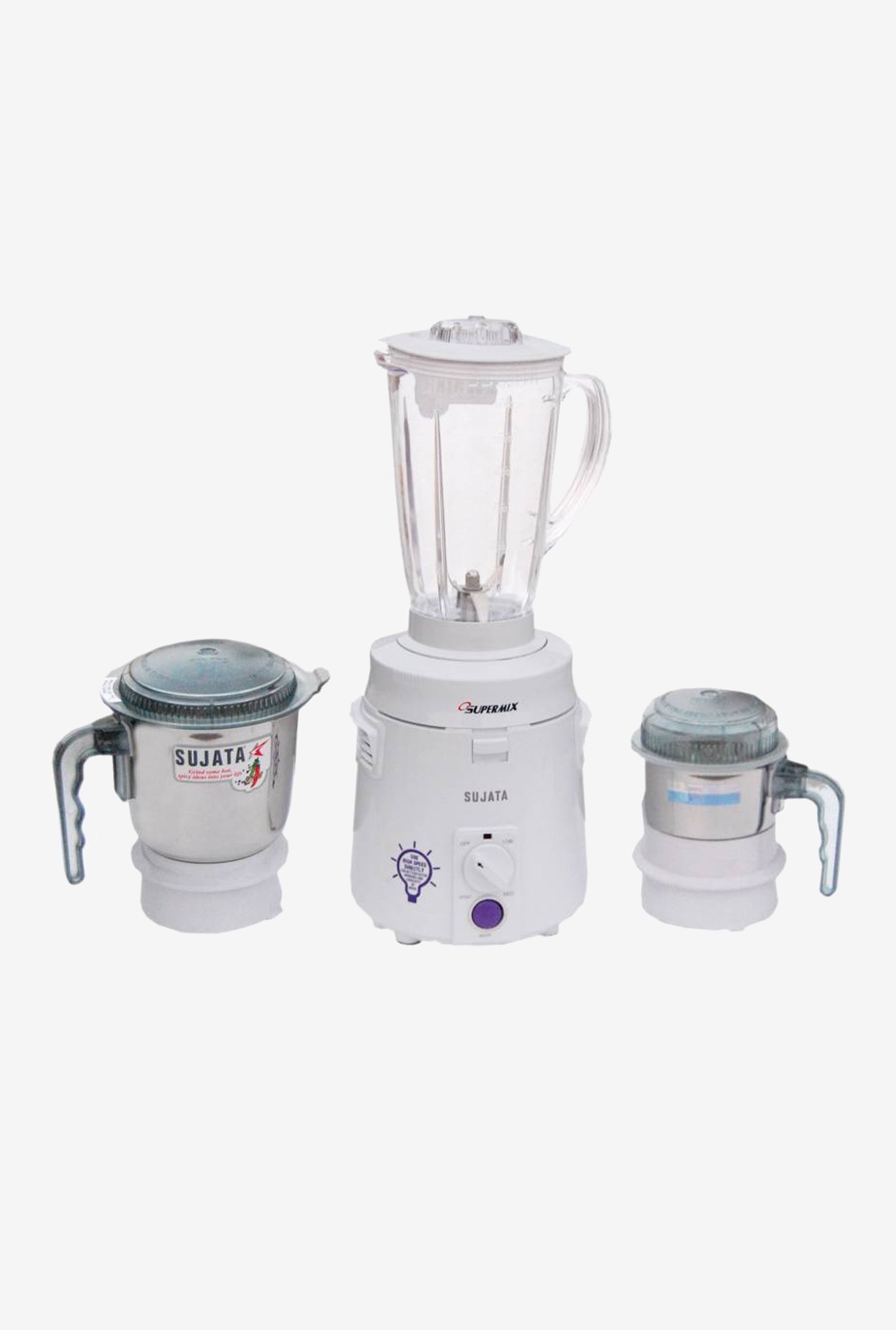 Buy Sujata Supermix 900W 3 Jars Mixer Grinder (White) Online At Best