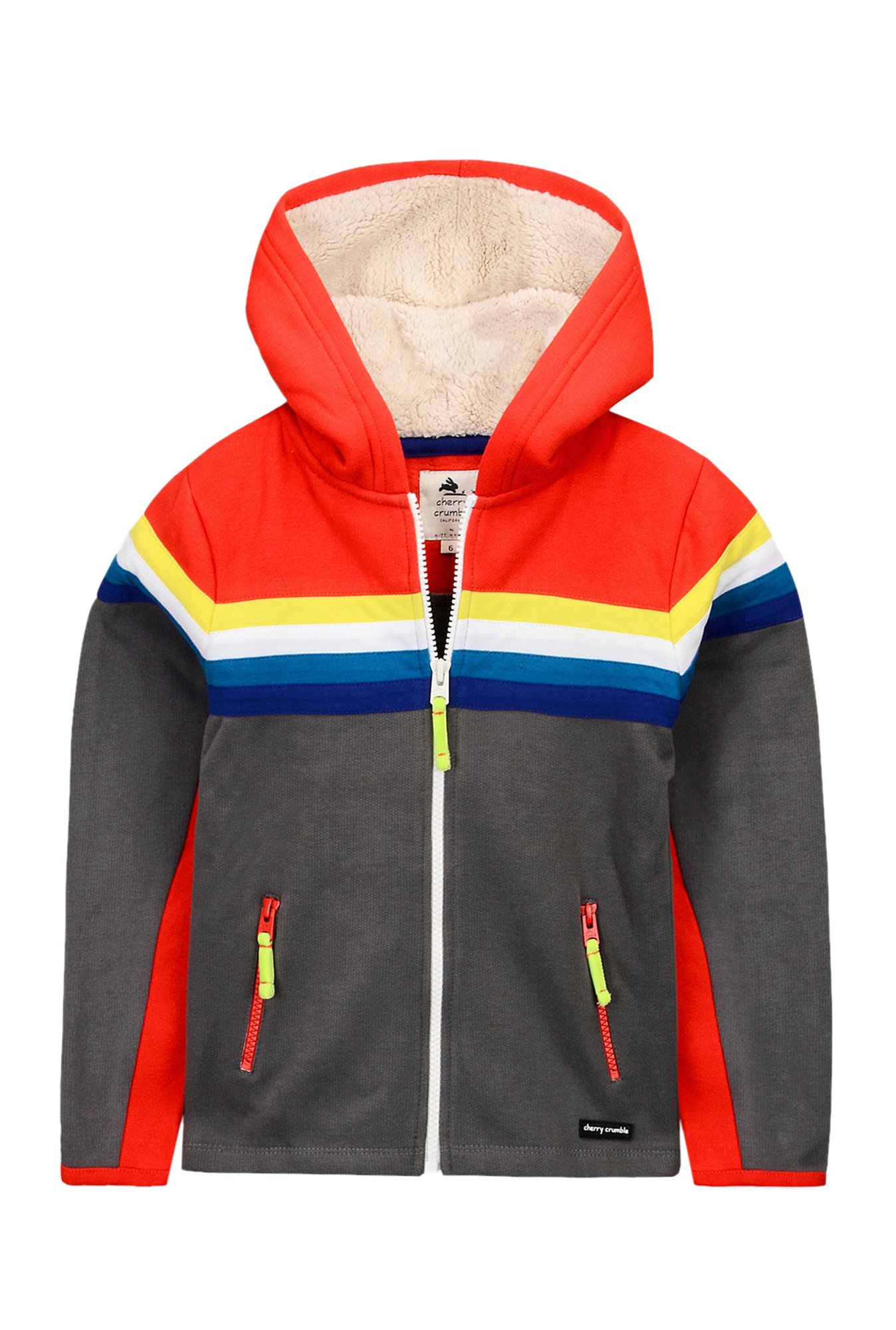 red striped hoodie