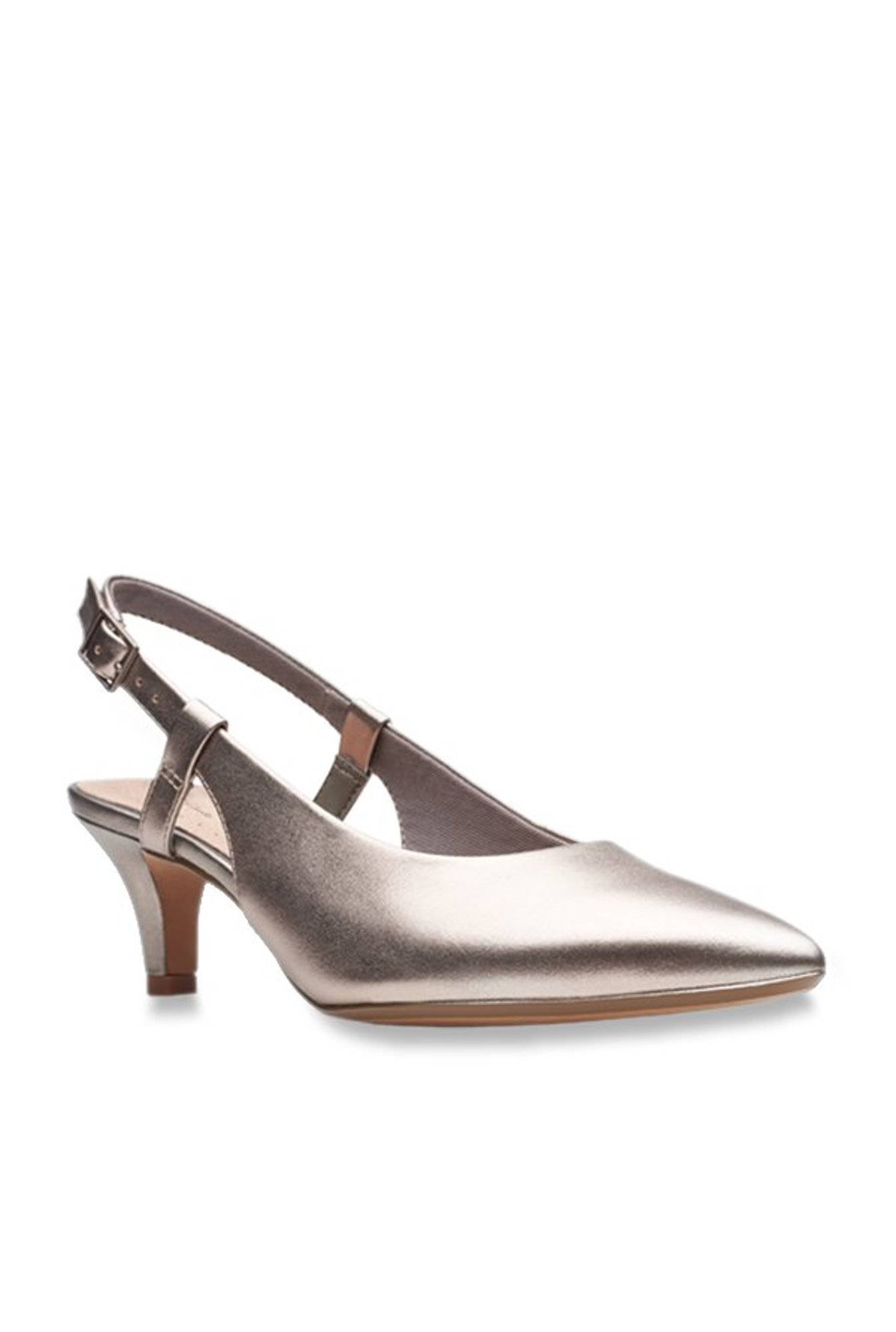 clarks silver court shoes