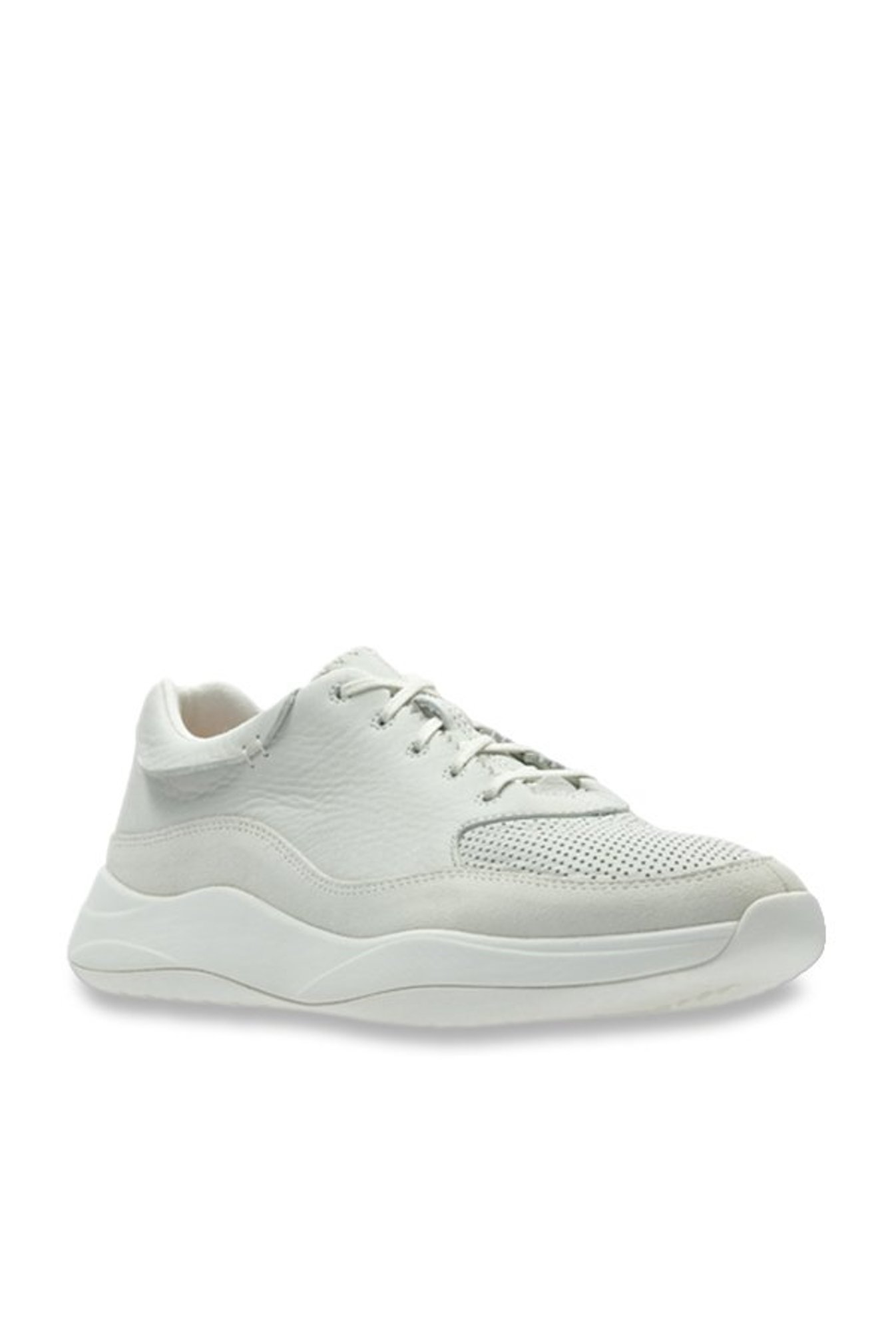 clarks white sneakers