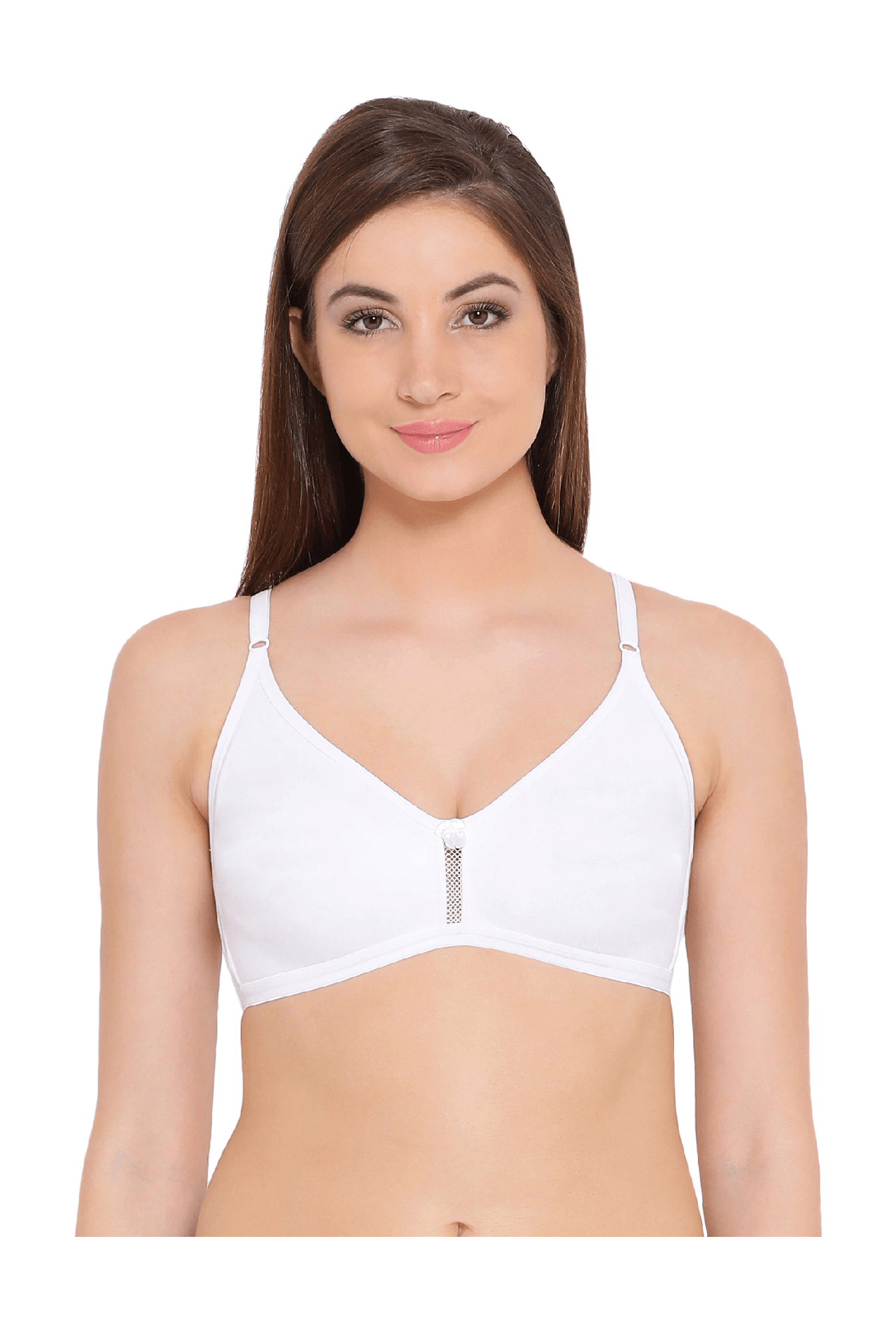 Clovia Red & White Cotton Full Coverage Non-Wired Sports Bra