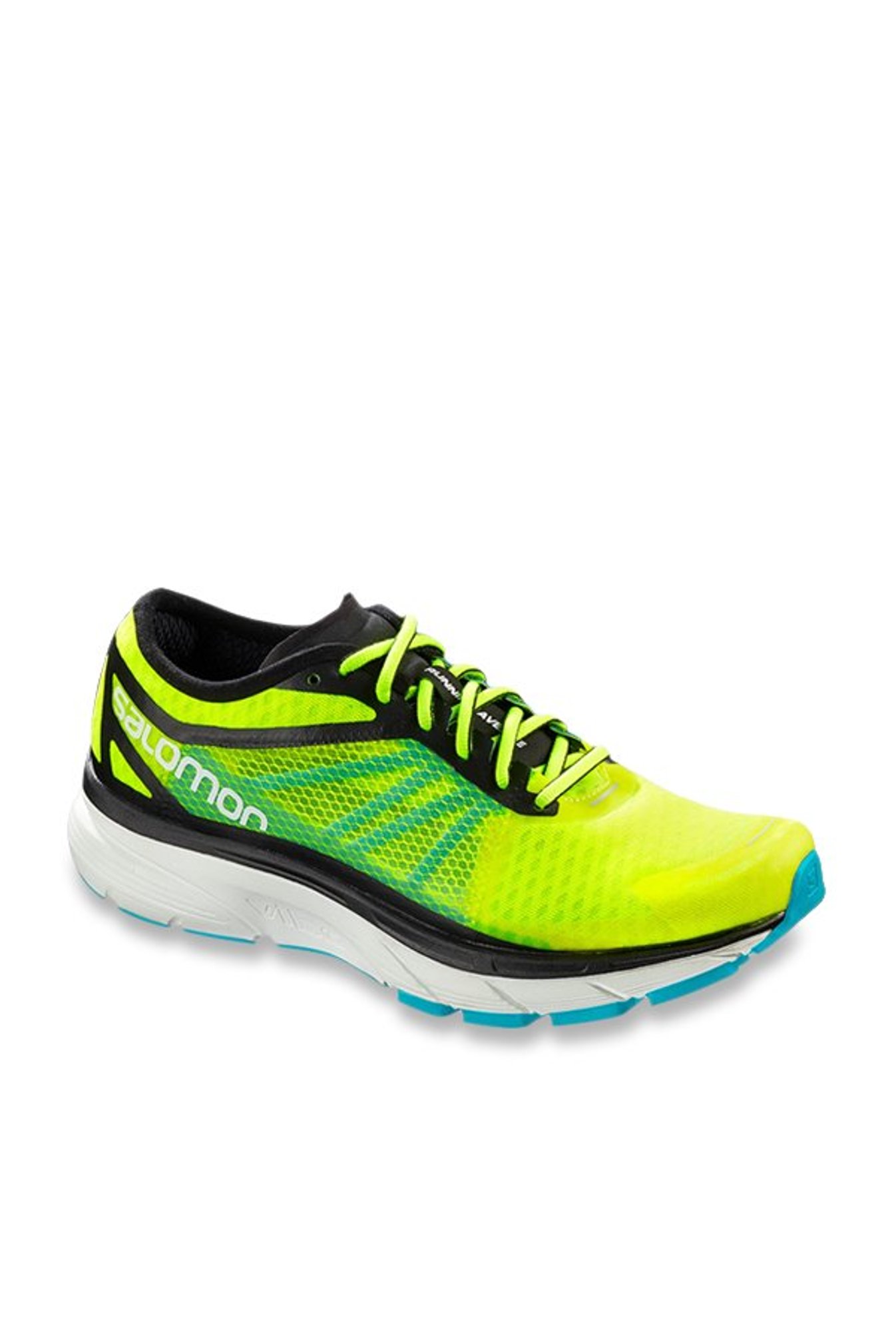 lime green running shoes