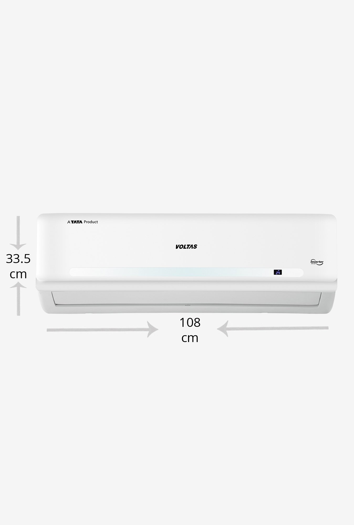 split ac size in cm