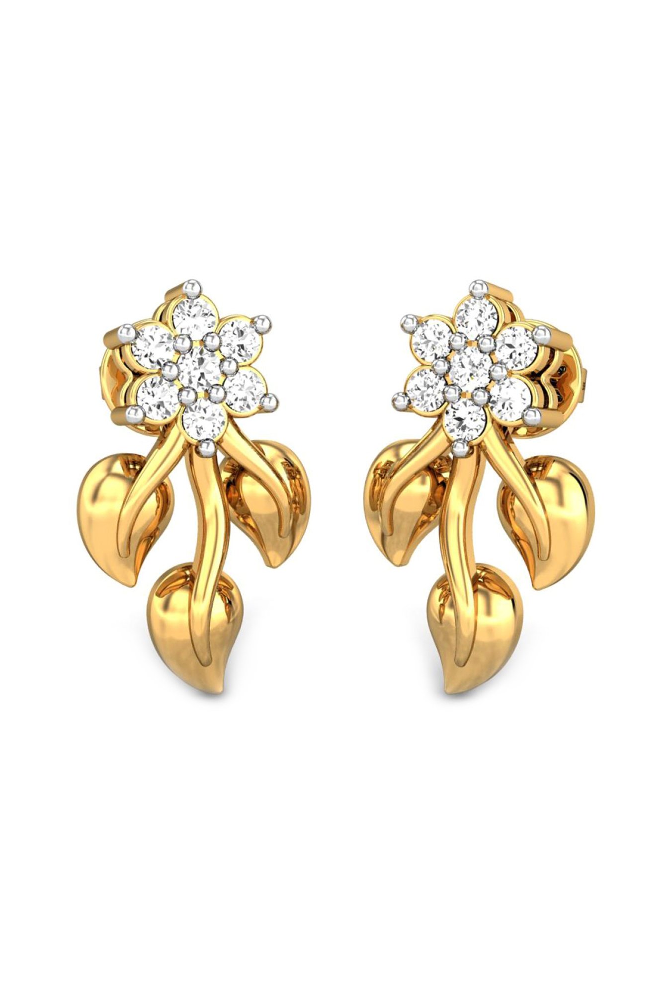 Buy Candere by Kalyan Jewellers 22 kt Gold Earrings Online At Best Price Tata CLiQ
