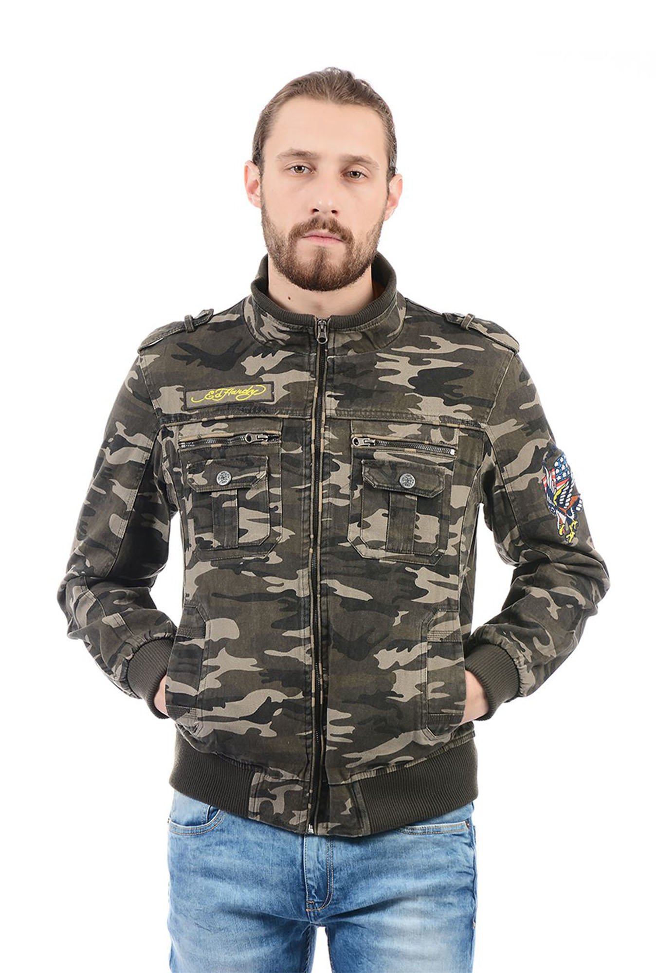 ed hardy camouflage jacket