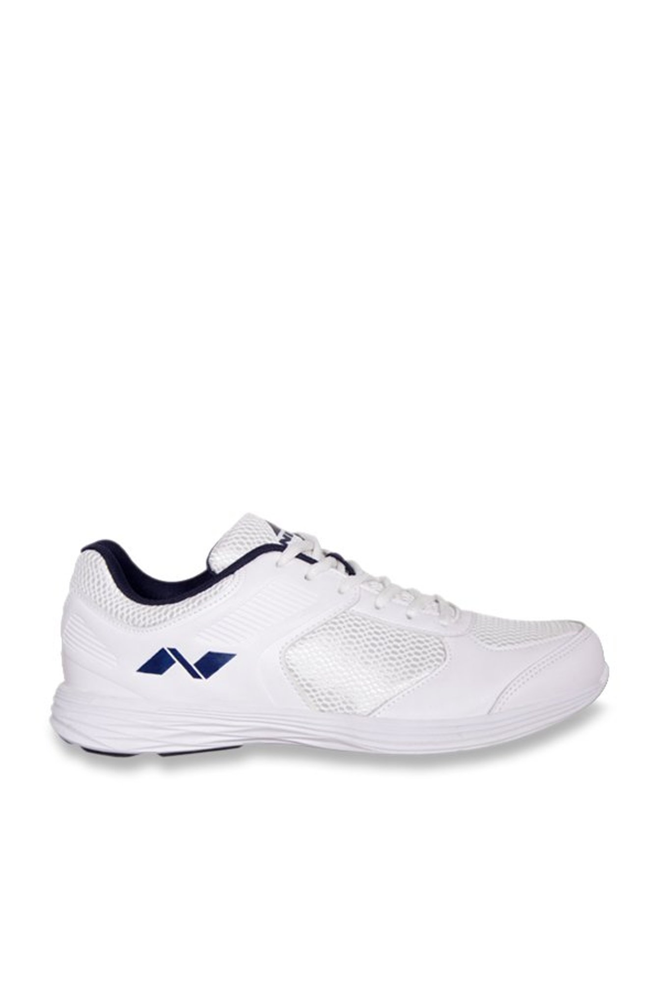 nivia white running shoes