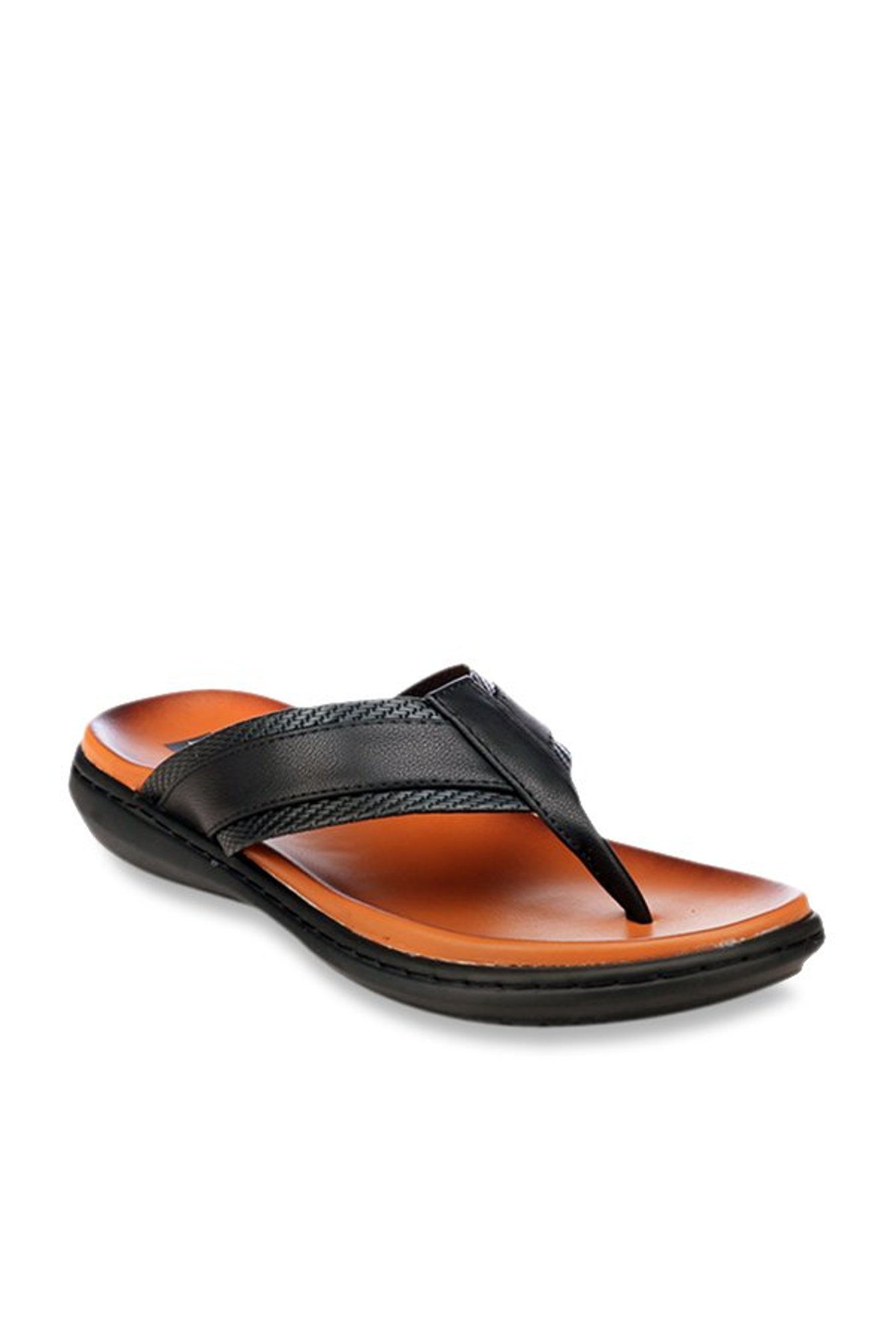 Buy Pavers England Black Thong Sandals For Men At Best Price