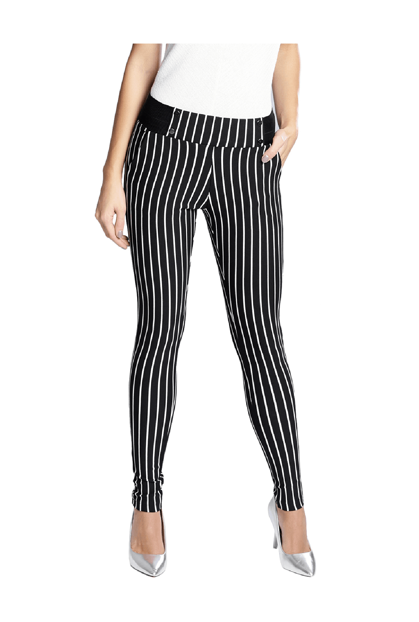 striped jeggings