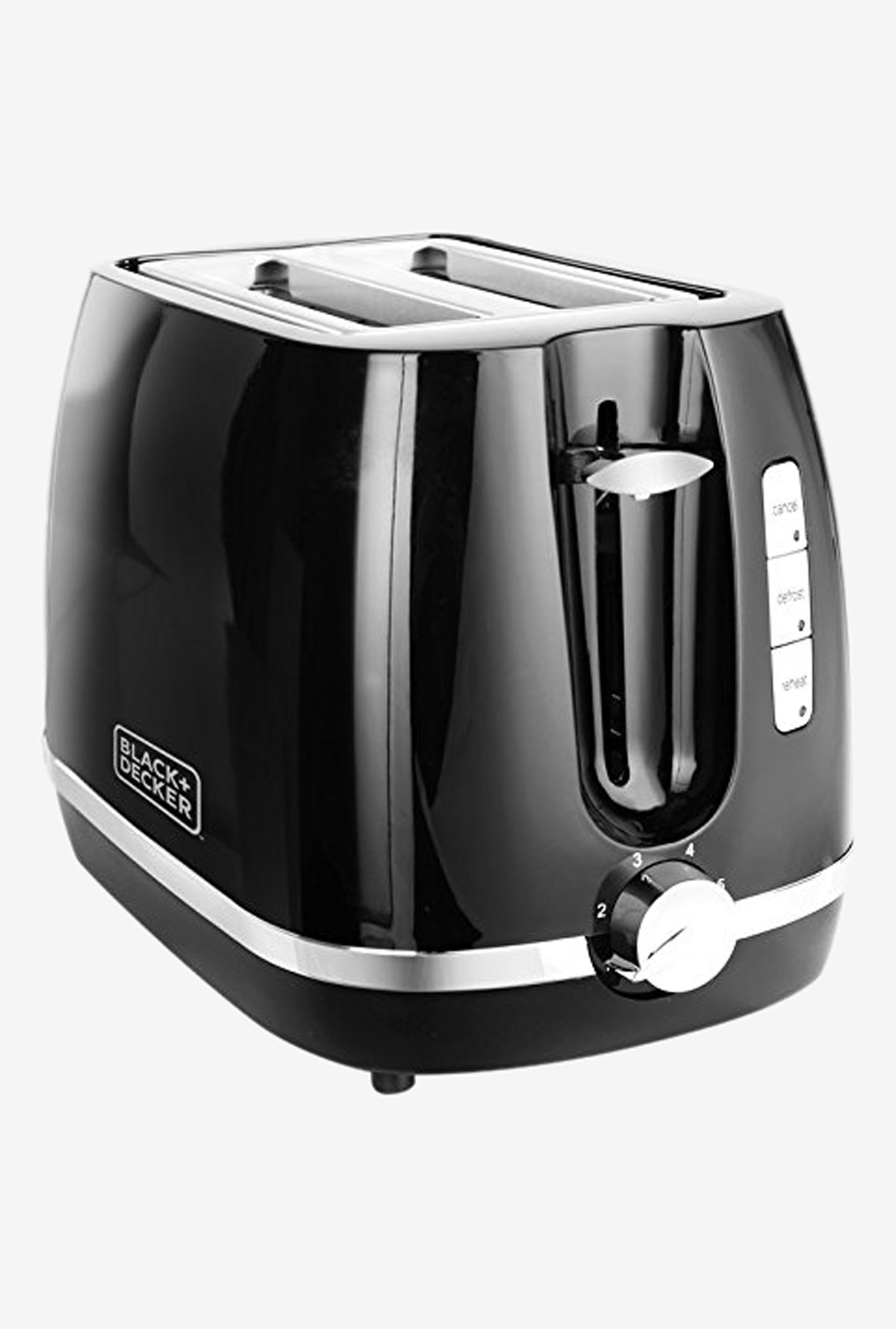 Black & Decker BXTO0202IN 2 Slice 870W Pop Up Toaster (Black)-Black ...