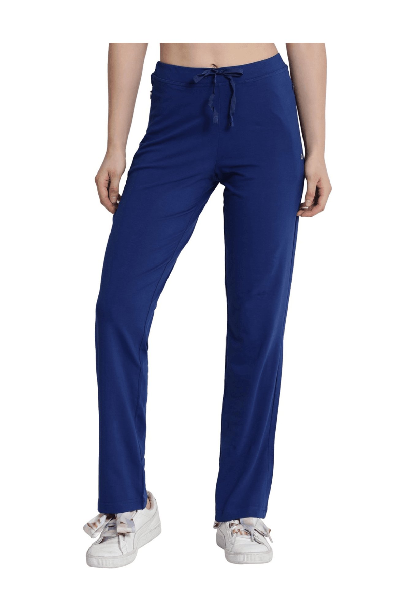 Buy Enamor Hugged Mid Rise Track Pant - Navy at Rs.999 online | Activewear  online