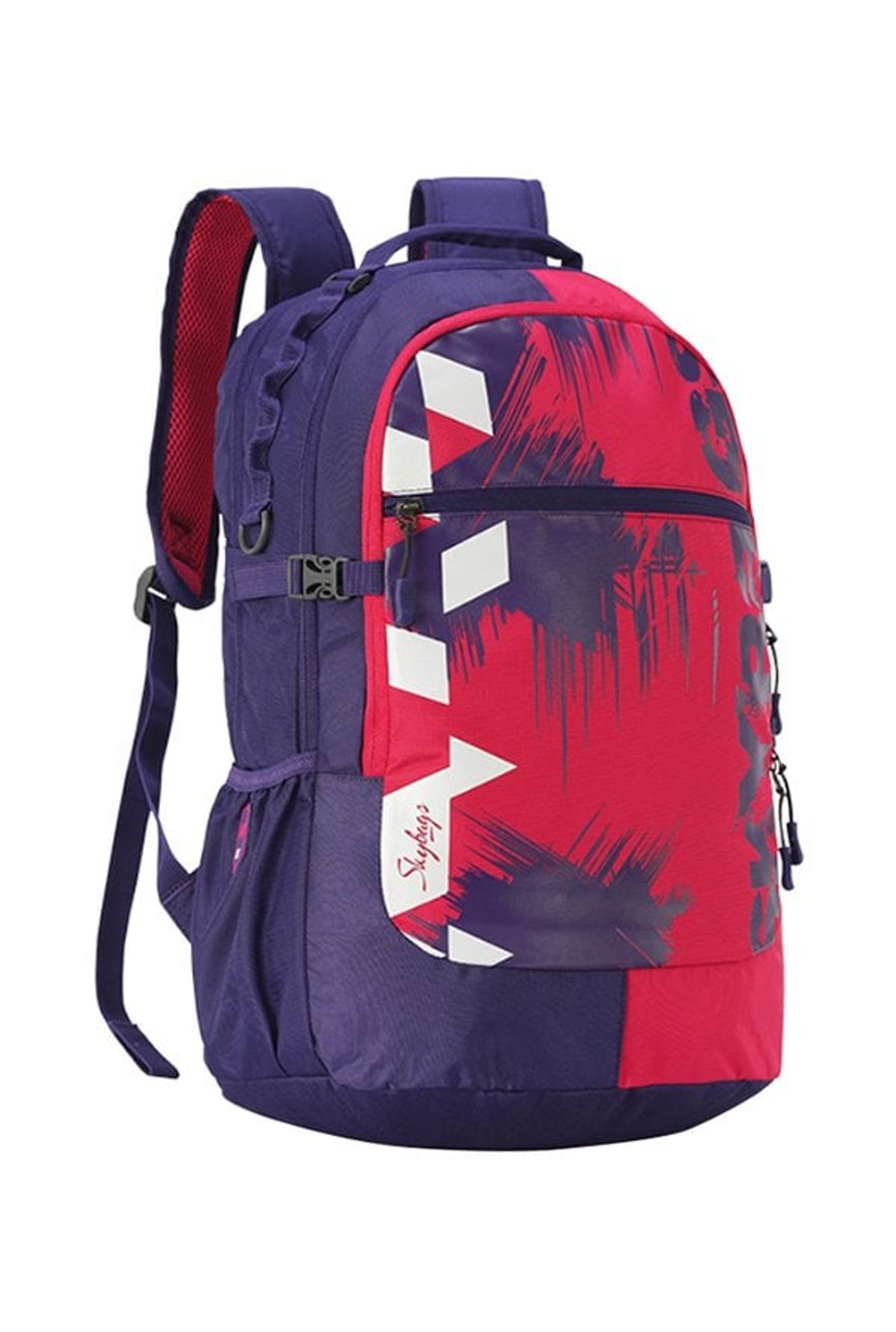 skybags purple backpacks