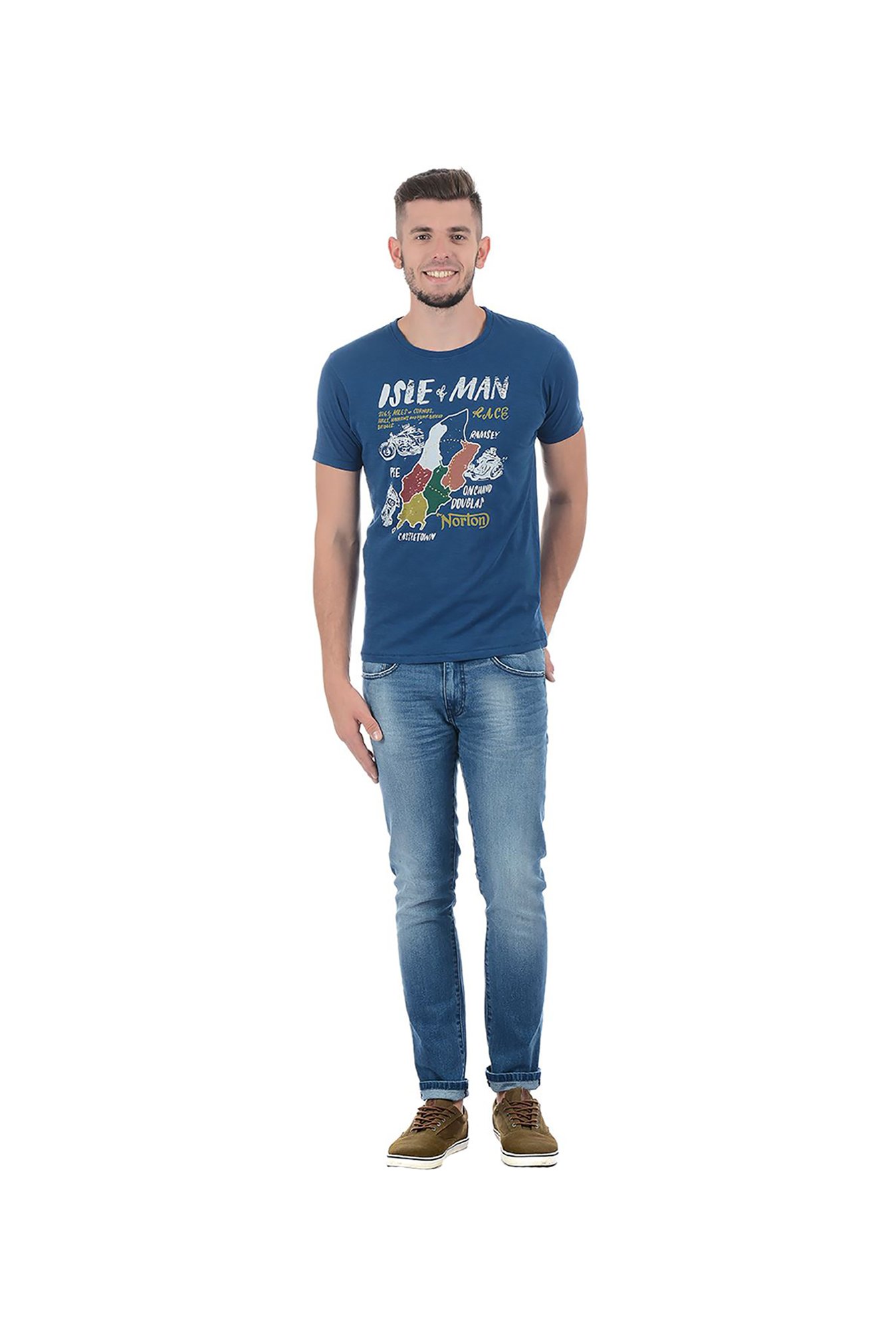 Buy Pepe Jeans Blue Crew T-shirt T 