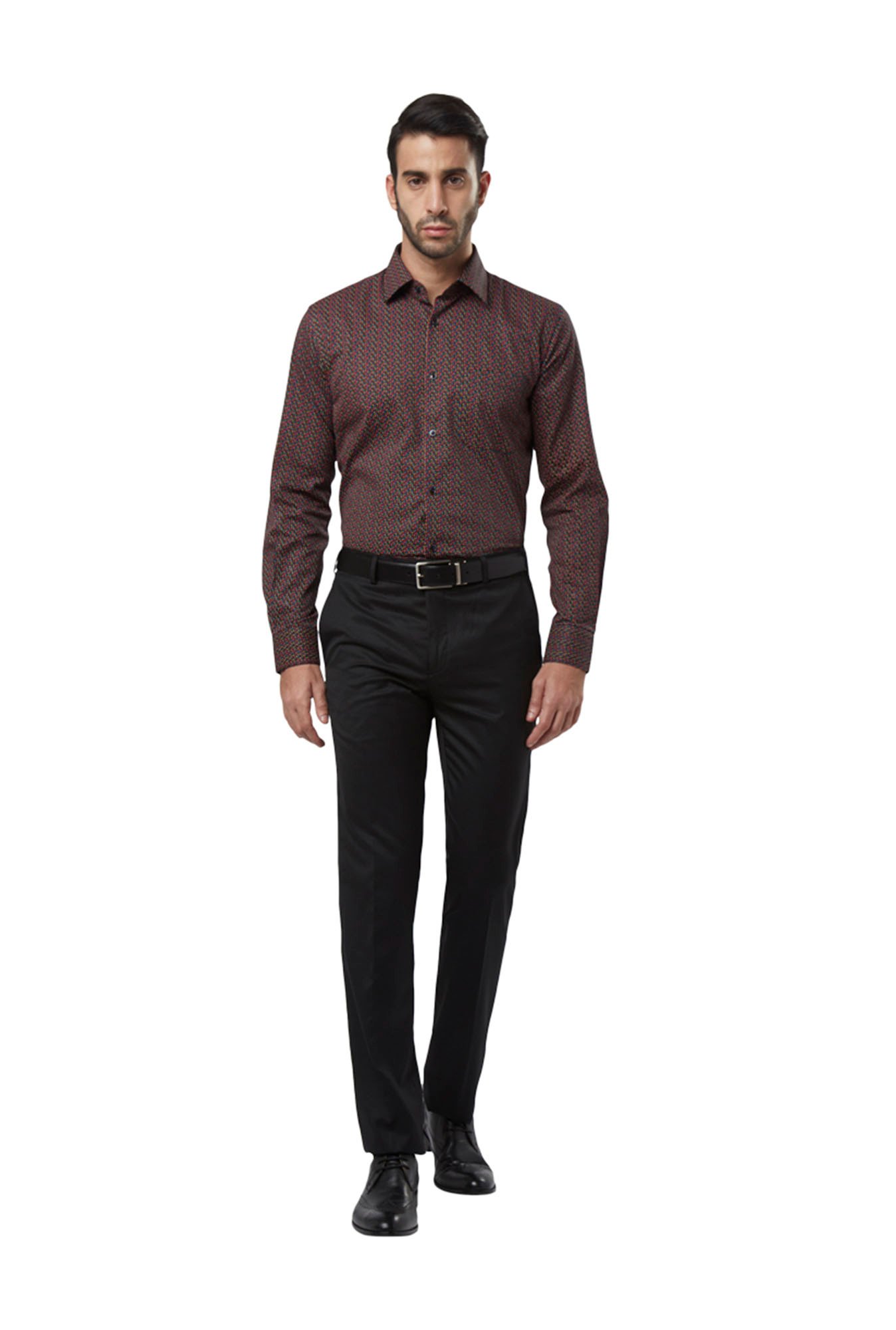 Raymond Grey Self Design Formal Trouser 7461113htm  Buy Raymond Grey Self  Design Formal Trouser 7461113htm online in India