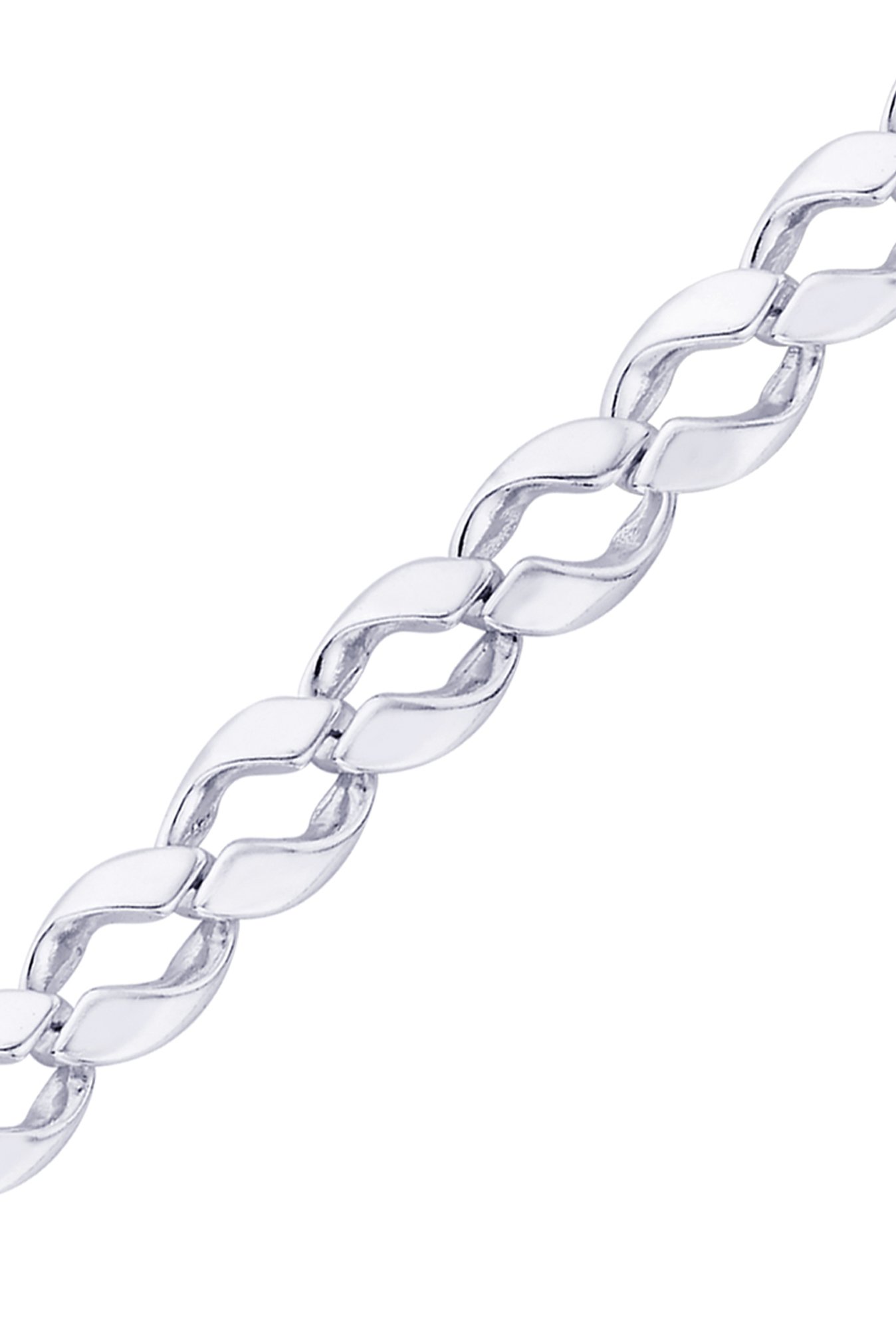 Ula x Chain Link Bracelet | 925 Sterling Silver 19 cm - 7.48 in