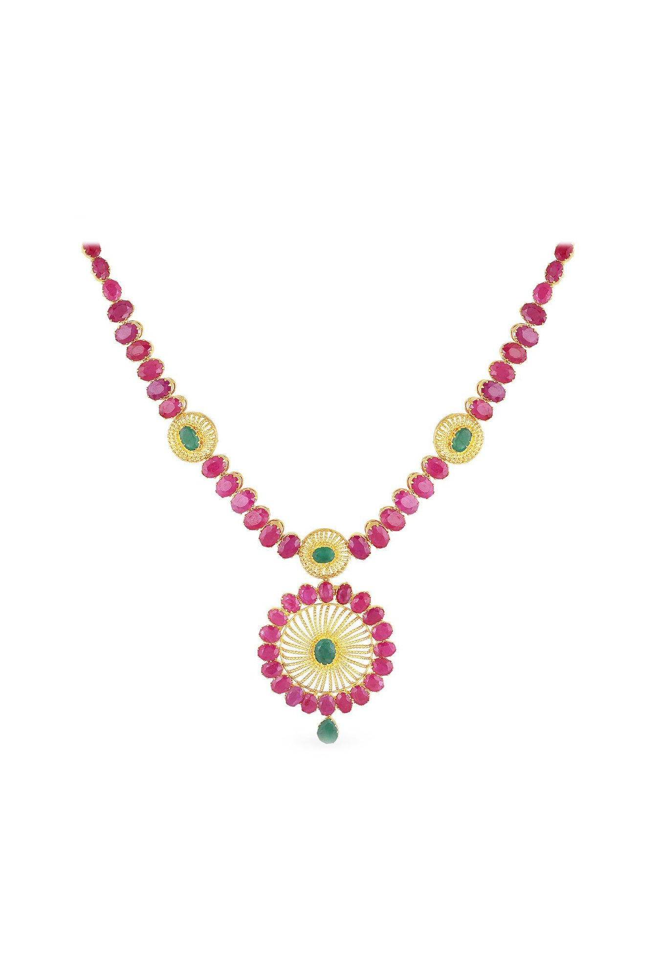 Diamonds 22 kt Gold Necklace 