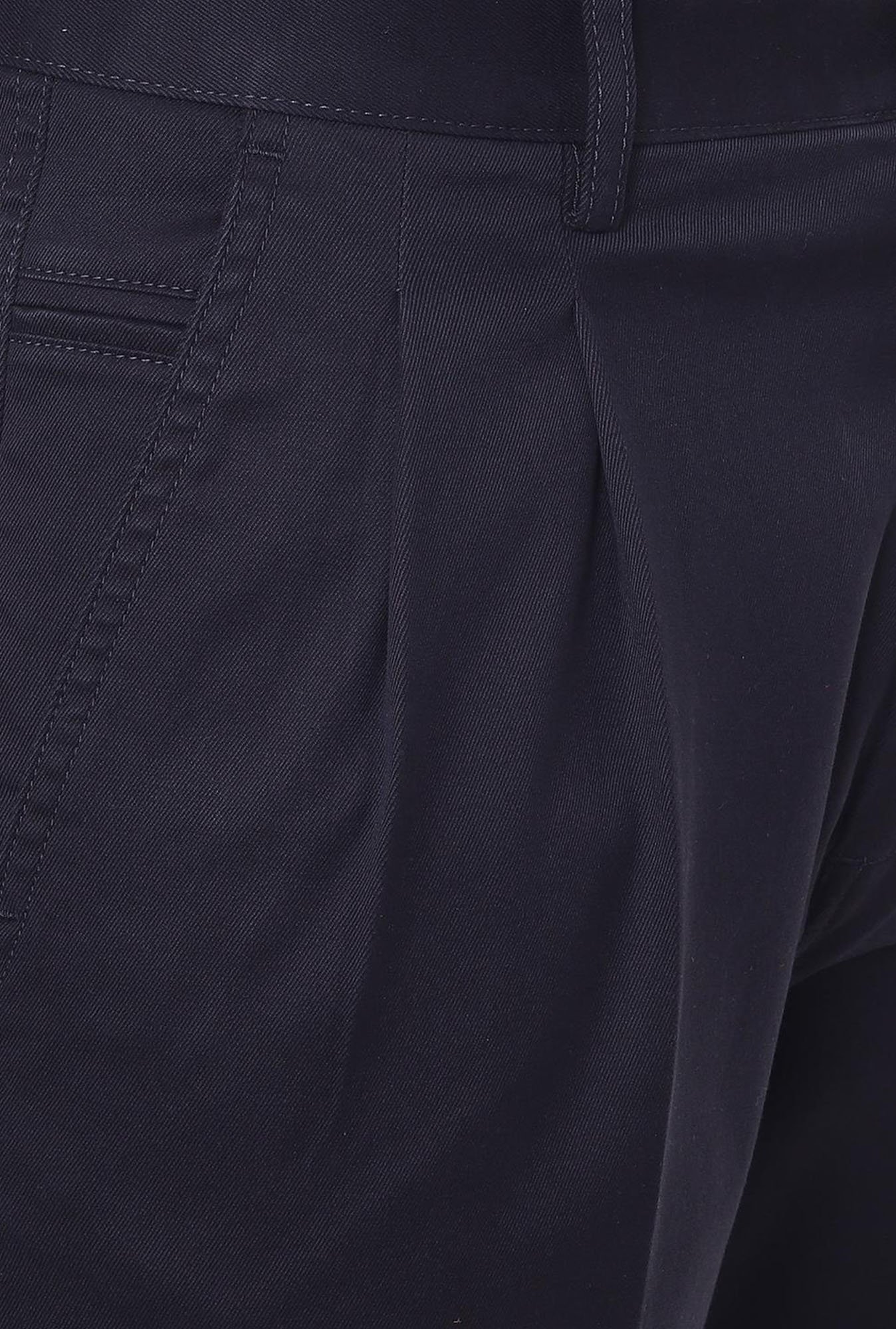 Buy Men Black Regular Fit Solid Formal Trousers Online - 23336 | Allen Solly