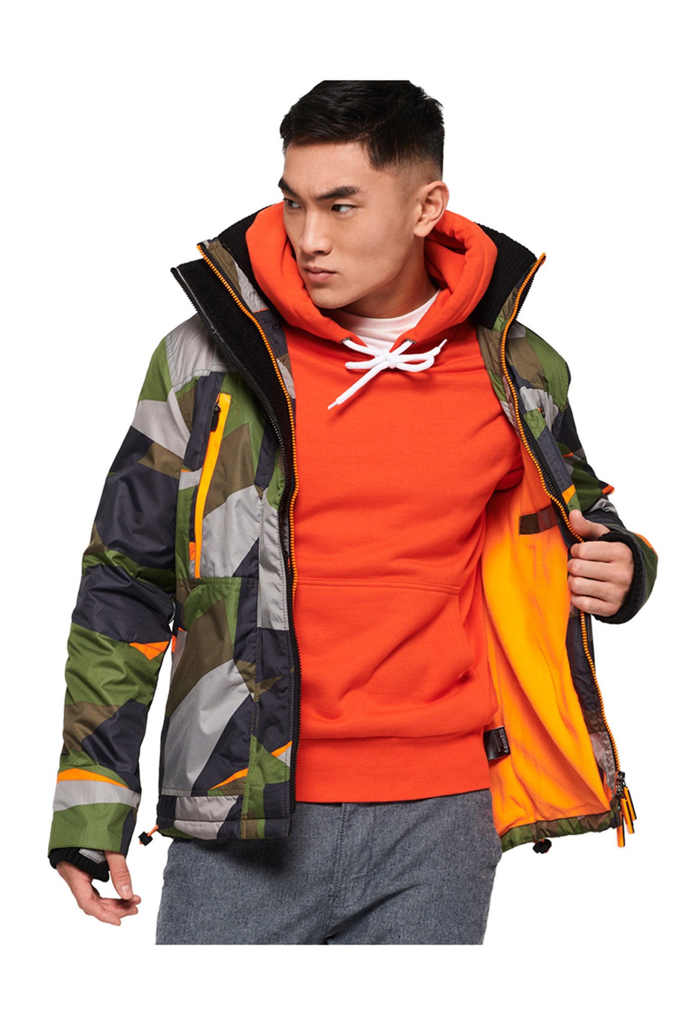 multicolor camo jacket
