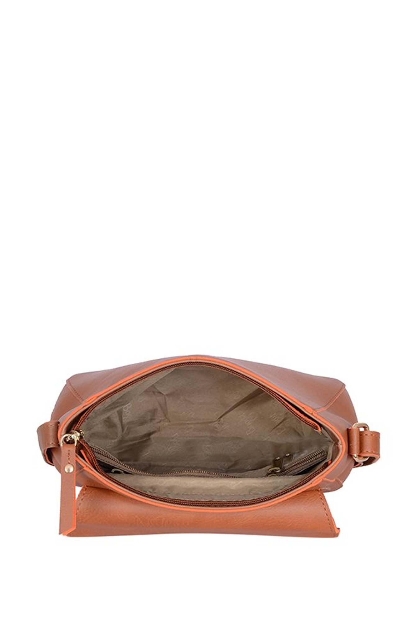baggit orange sling bag