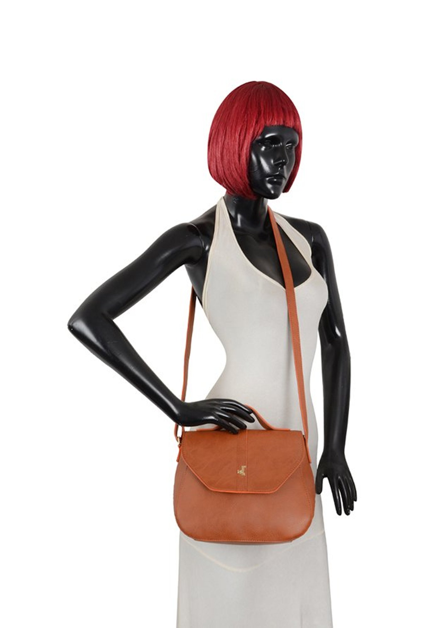 baggit orange sling bag