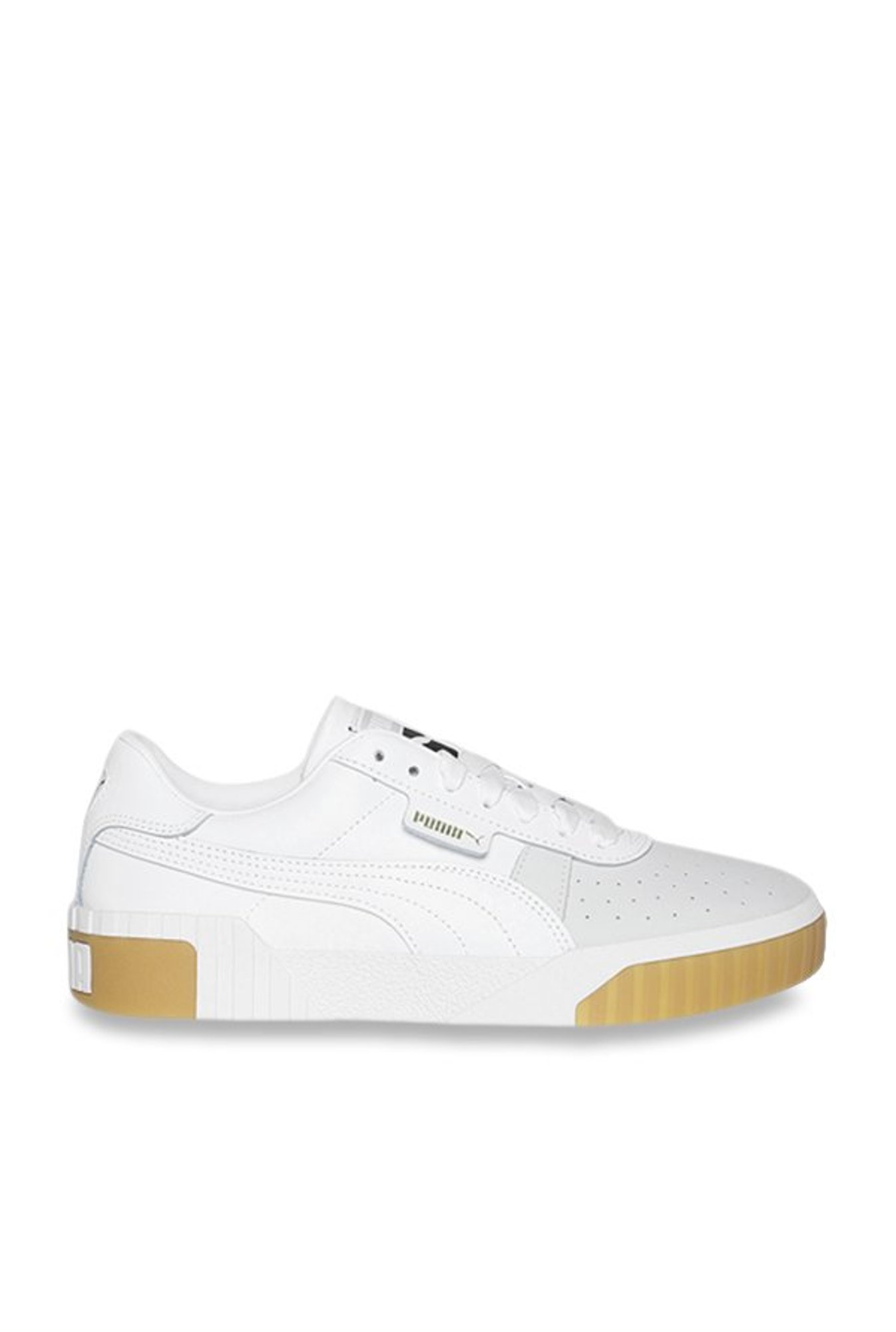 puma cali exotic sneakers in white