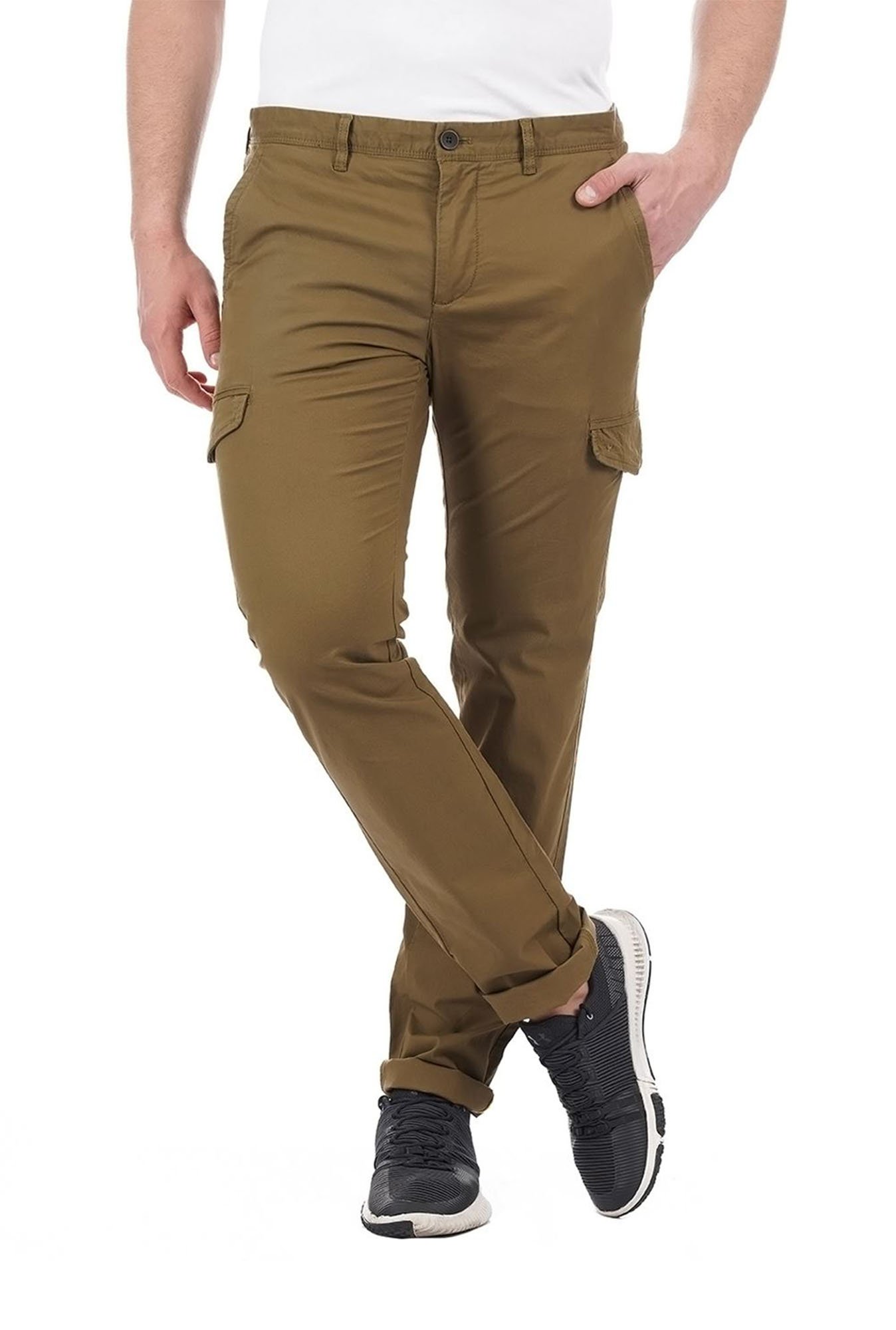 Buy Wheat Beige Cargo Pants Online for Men in India | Men's Cargo Pants