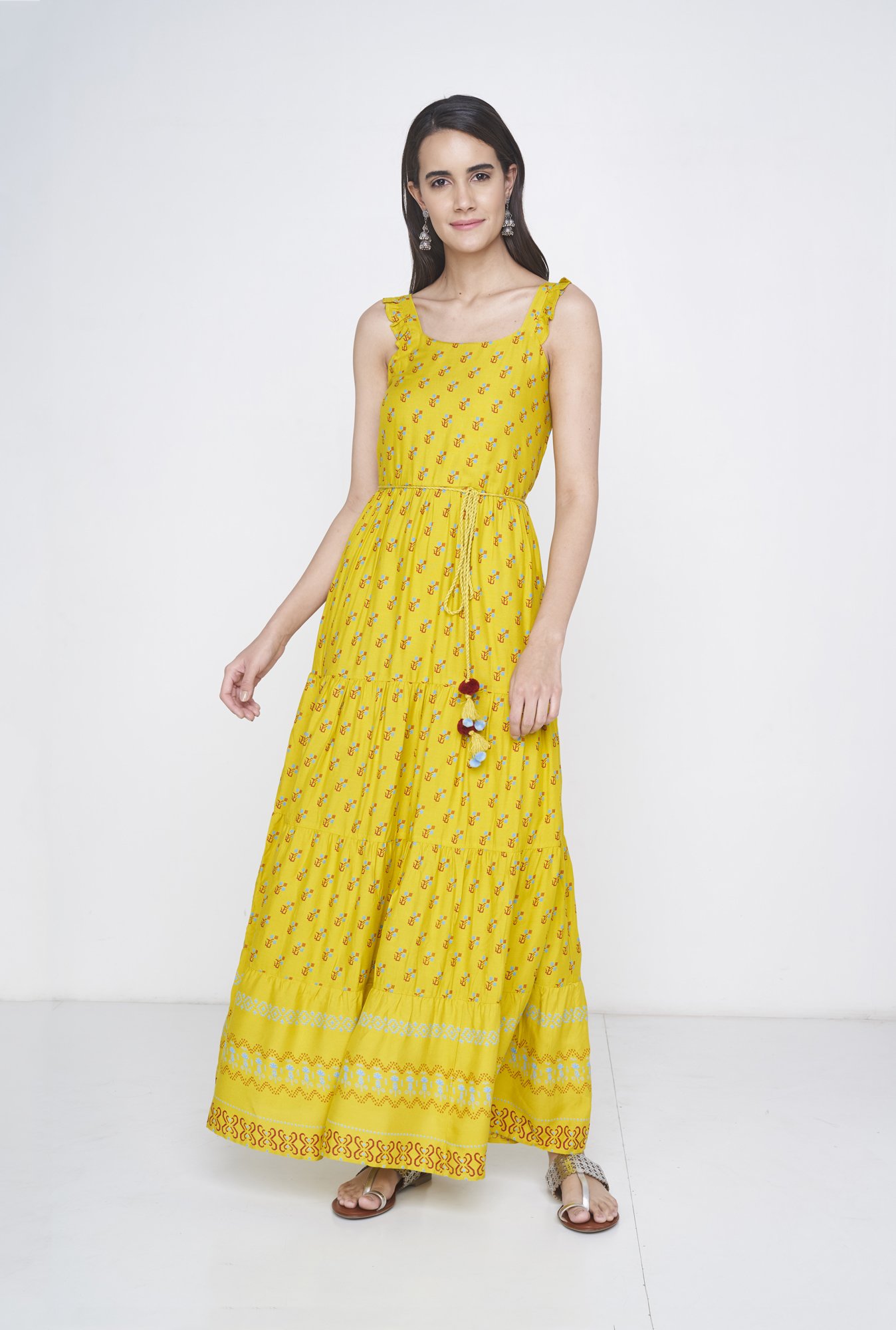 Buy Aqua Dresses & Gowns for Women by Global Desi Online | Ajio.com