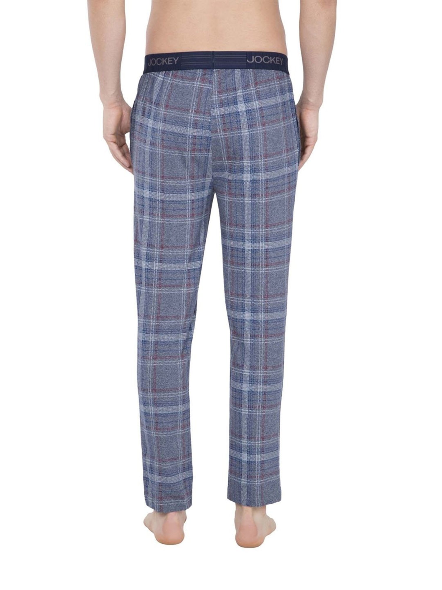 Buy Jockey Blue Mid Rise Checks Track 