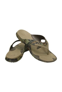 Buy Crocs Modi Sport Realtree Max Khaki Flip Flops Online at best