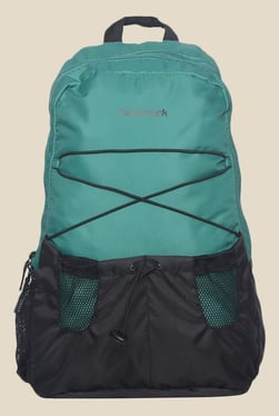 Fastrack Mens Bags Upto 50 Off Online Tata Cliq Fastrack Green Polyester Textured Backpack