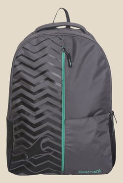 Fastrack Mens Bags Upto 50 Off Online Tata Cliq Fastrack Grey Polyester Backpack